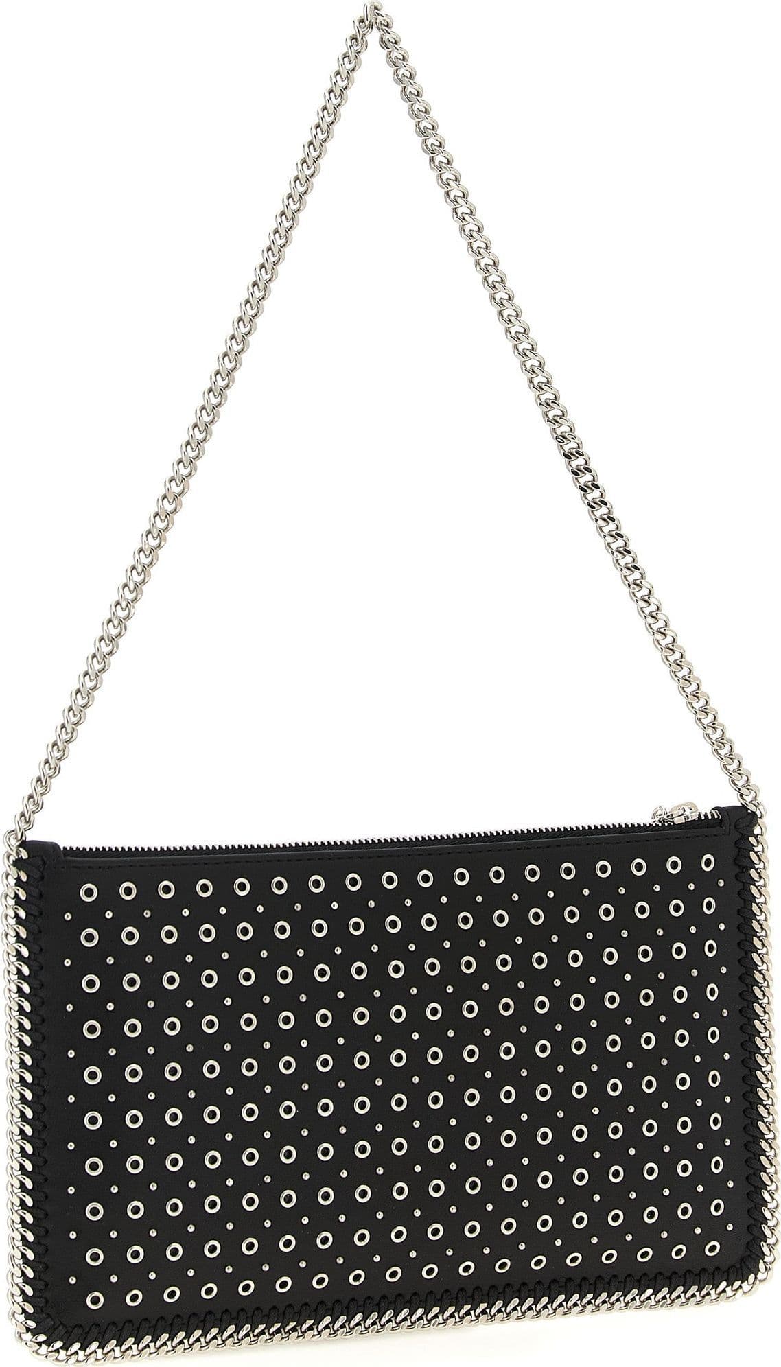 Black Polyester Shoulder Bag - 2