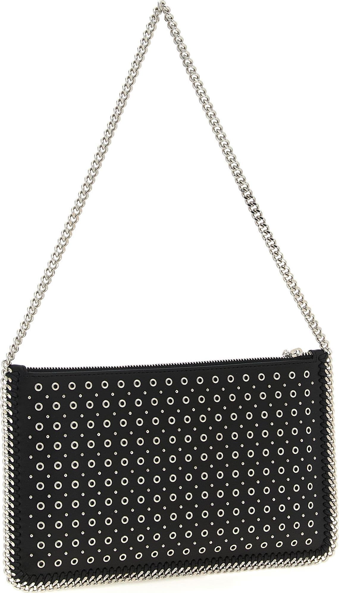 Black Polyester Shoulder Bag - 2