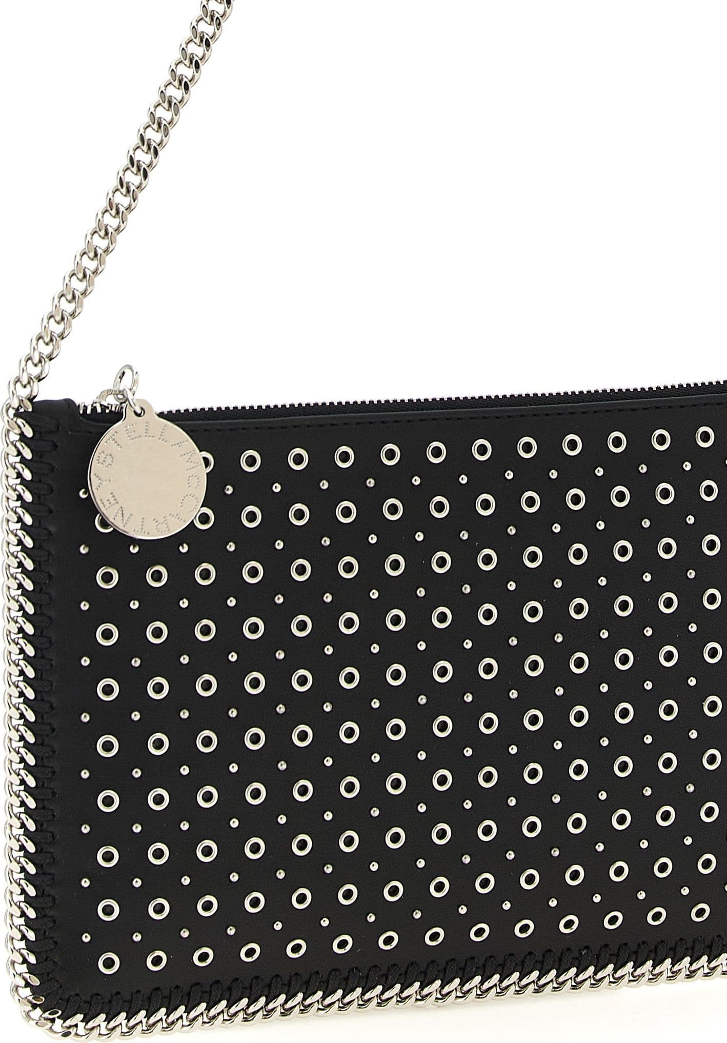 Black Polyester Shoulder Bag - 3