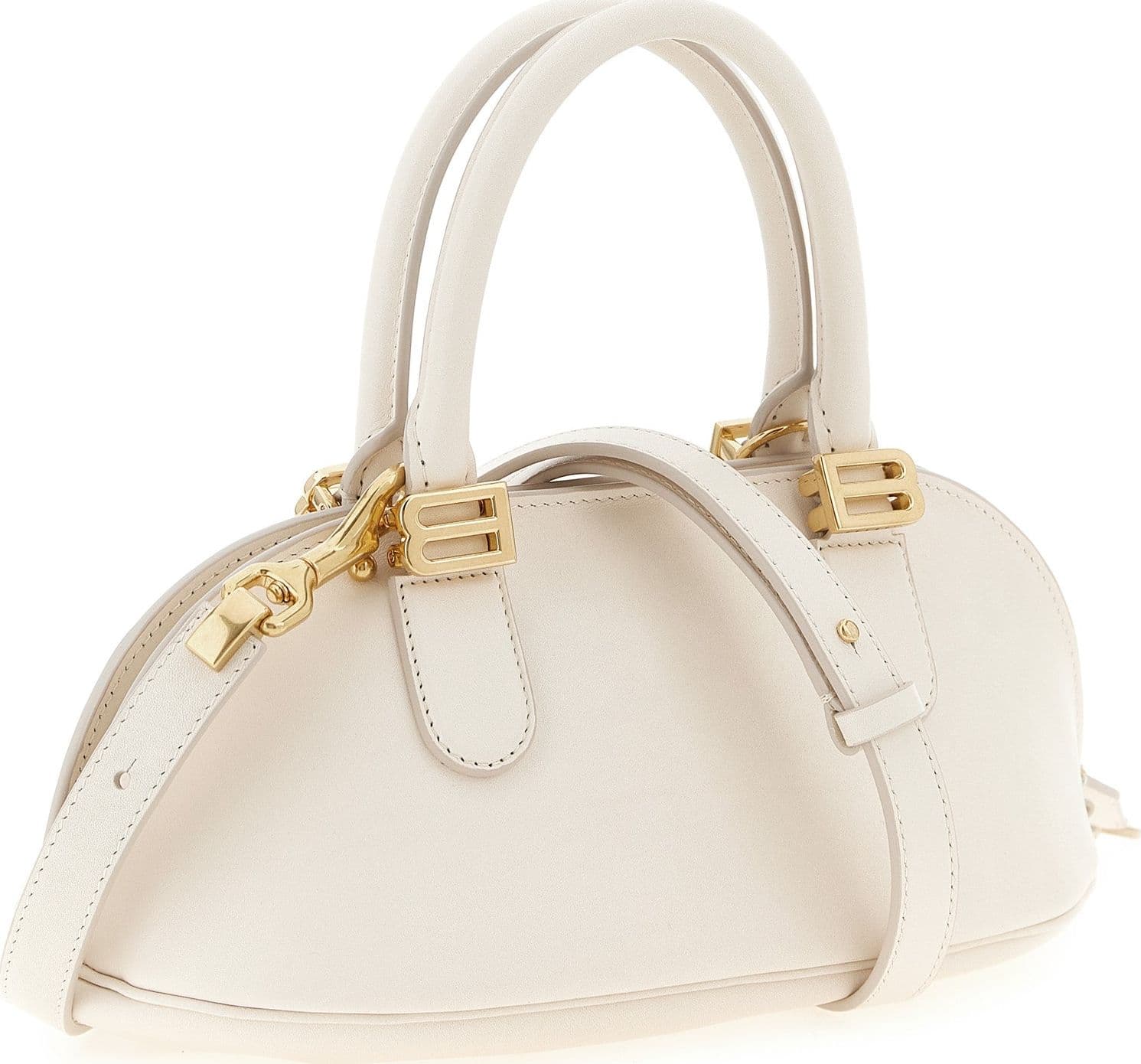 White Calfskin Handbag - 2
