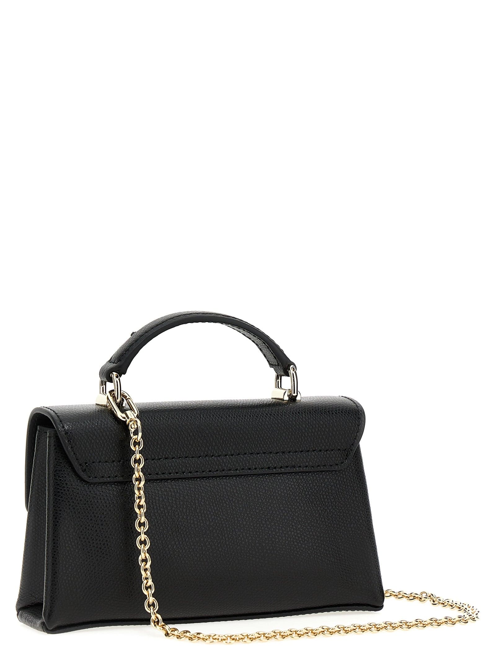 Black Leather Crossbody Bag - 2