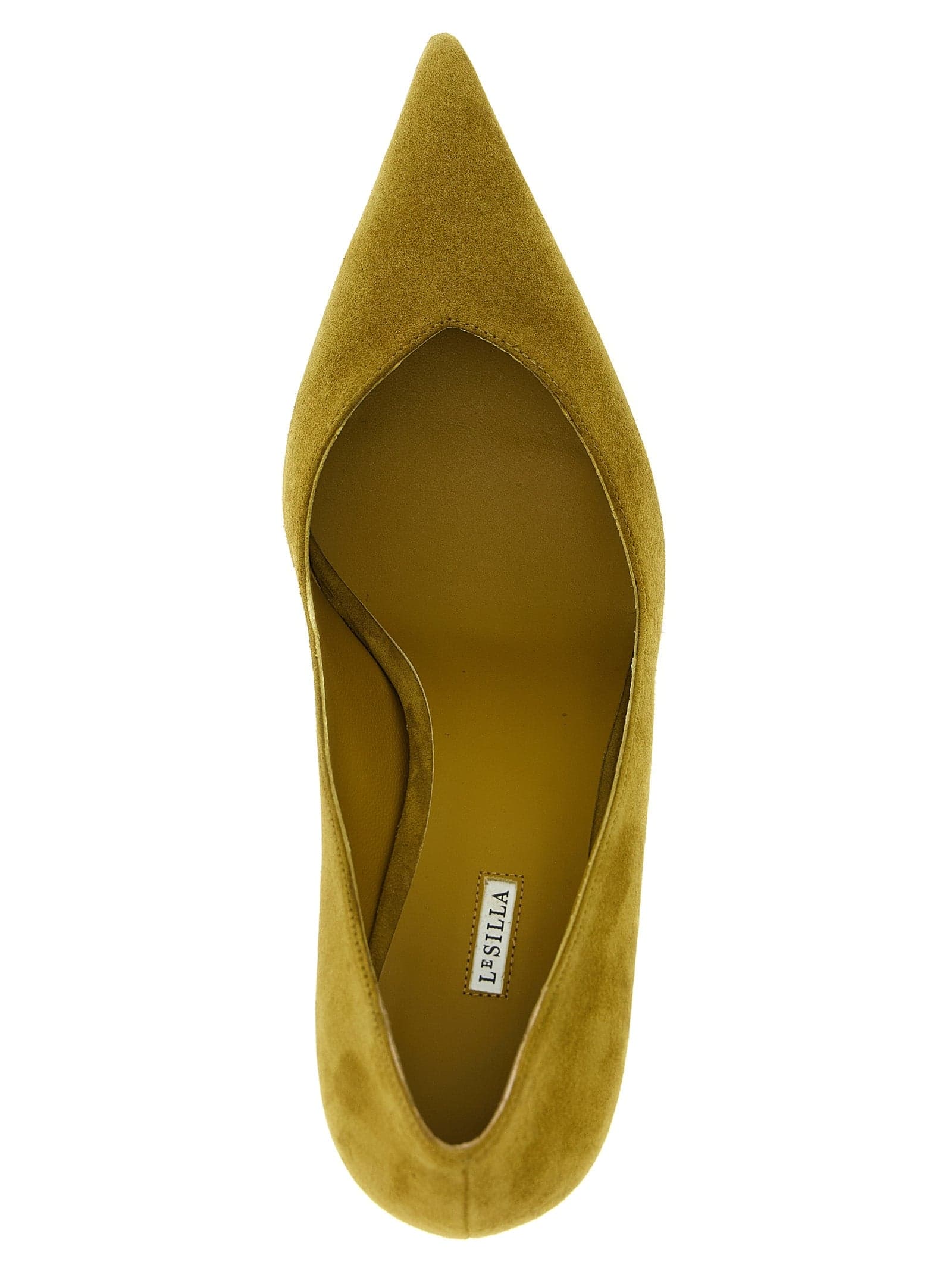 Bicolor Lambskin High Heel Pumps - 4