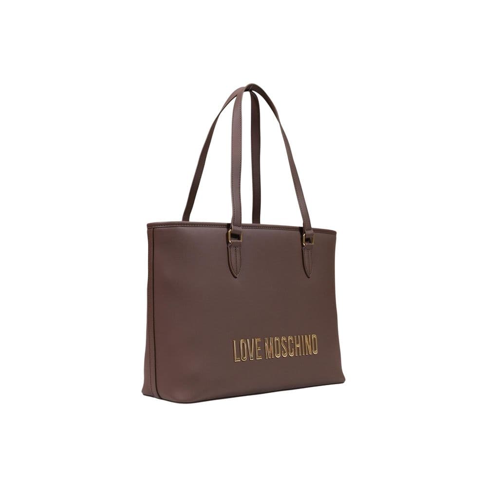 Brown Polyethylene Handbag - 2