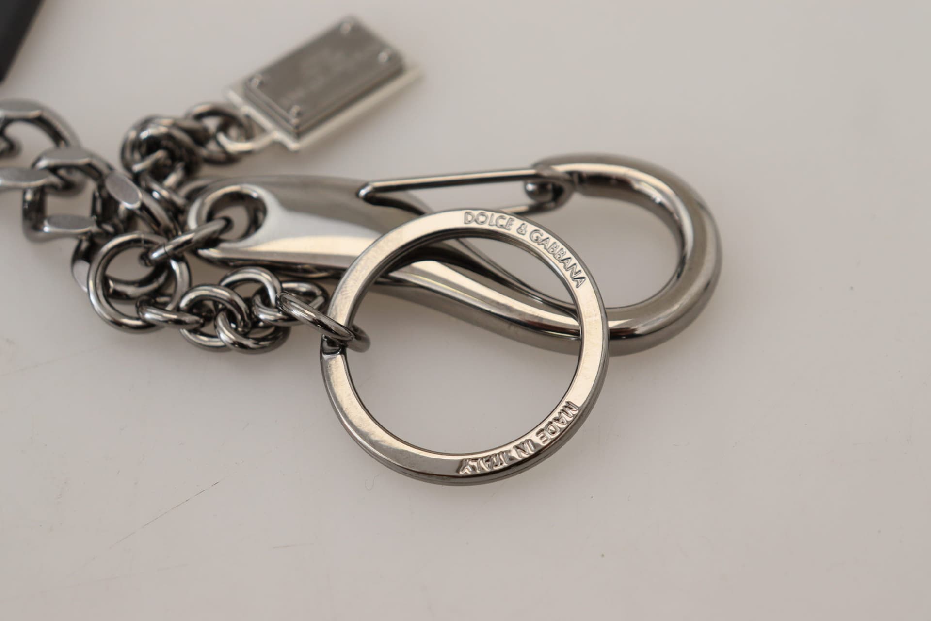 Black Prince Studs Logo Silver Brass Keychain - 6