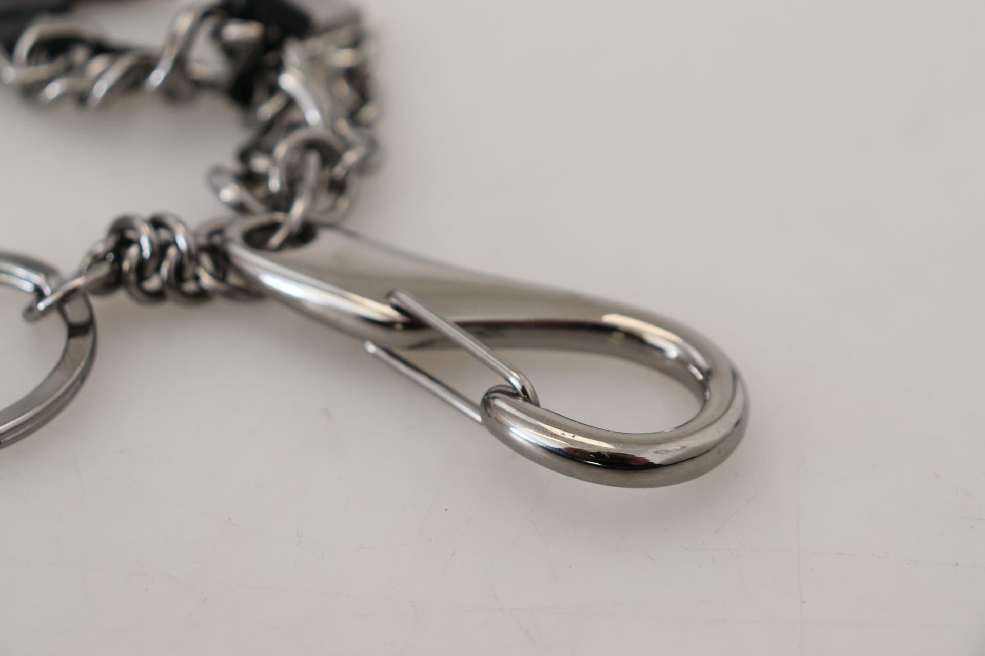 Black Prince Studs Logo Silver Brass Keychain - 7
