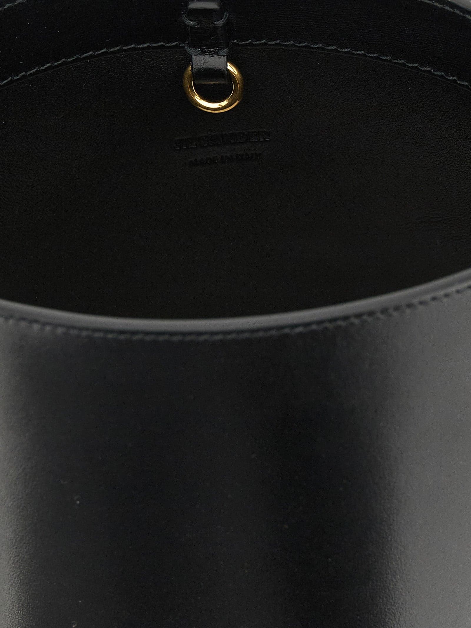 Black Calfskin Shoulder Bag - 4