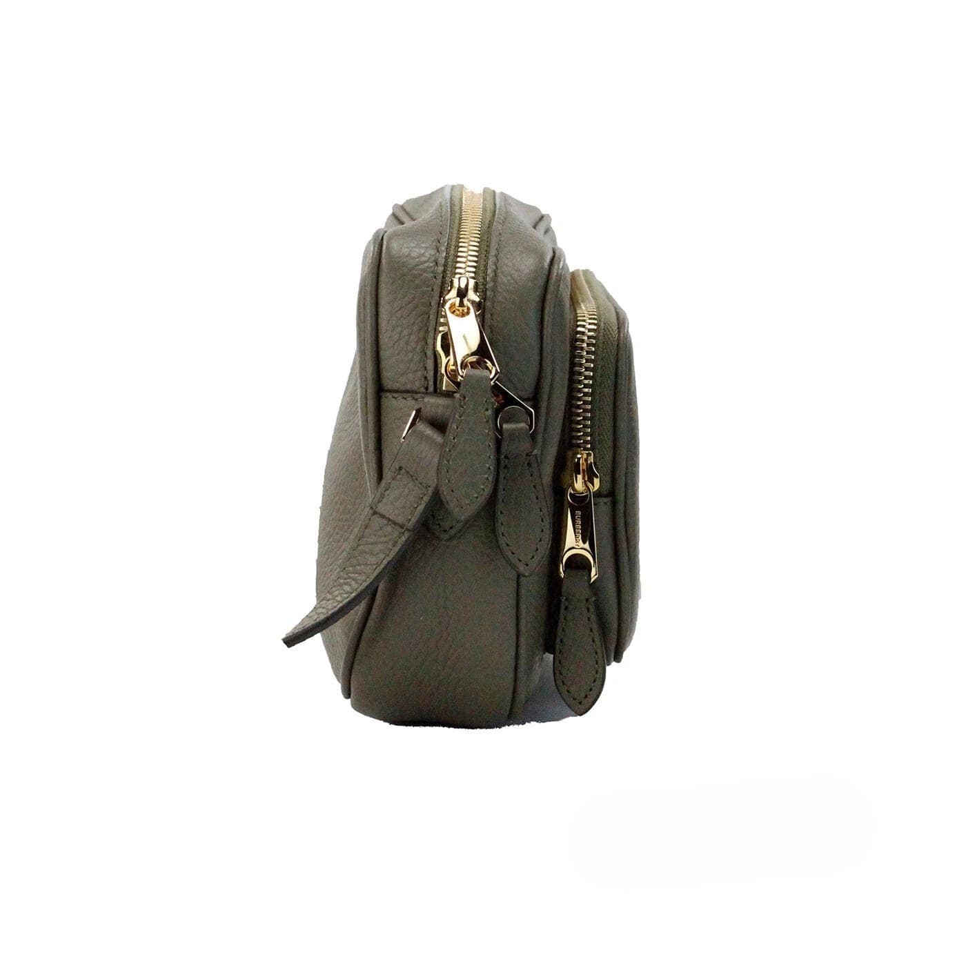 Burberry Small Branded Dark Fern Green Grainy Leather Camera Crossbody Bag - 3