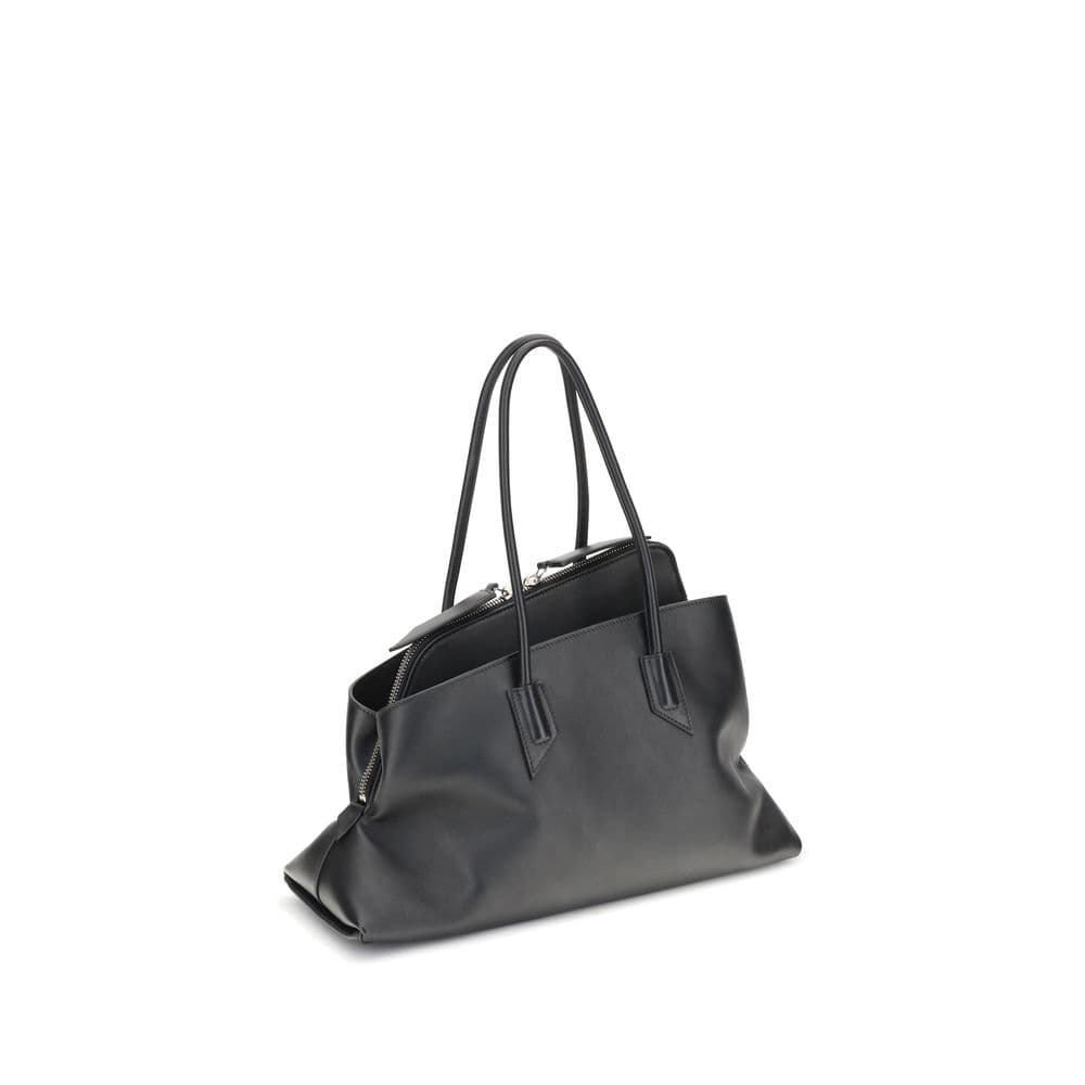 Black Calf Leather Bos Taurus Shoulder Bag - 3