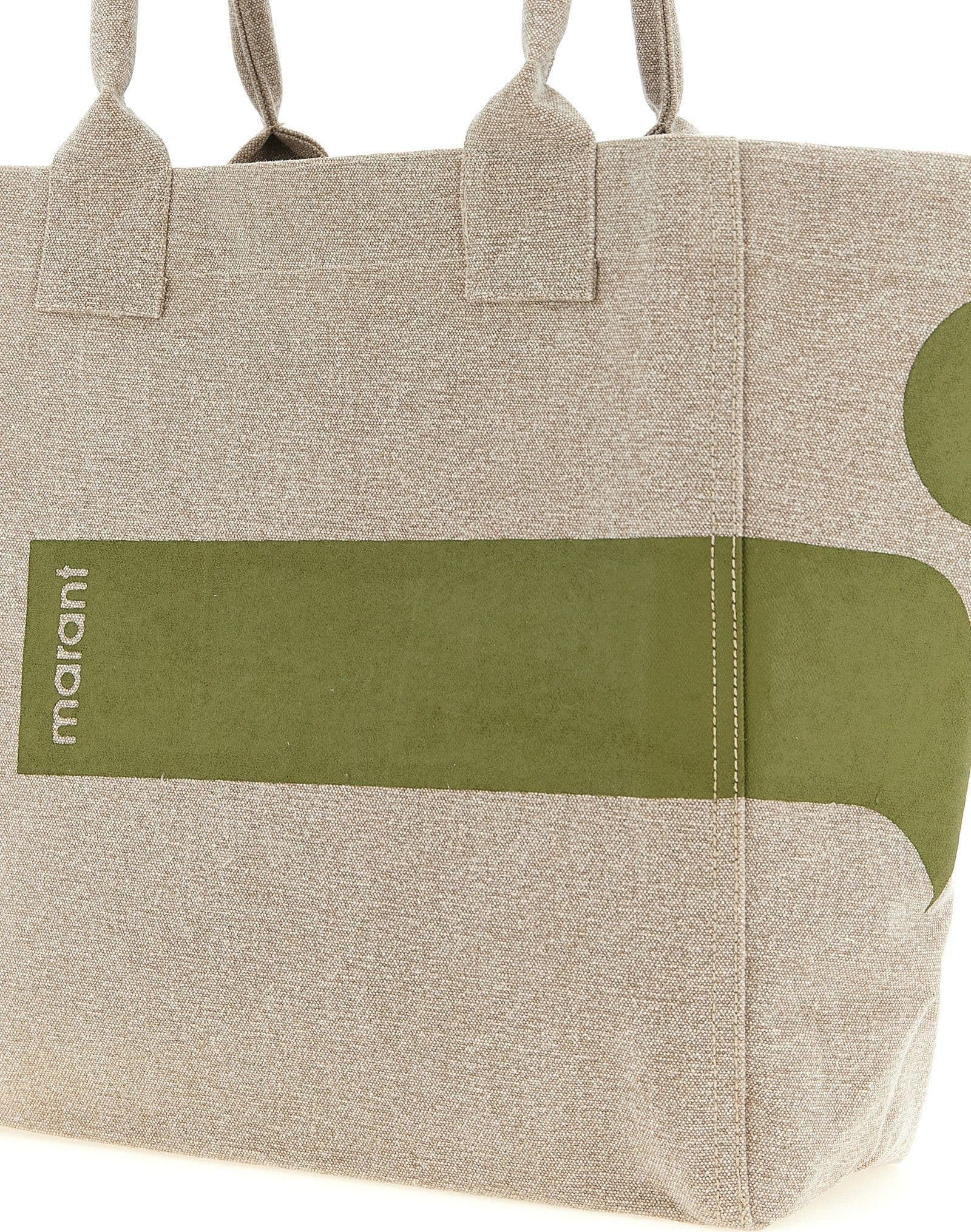 Bicolor Cotton Tote Bag - 3