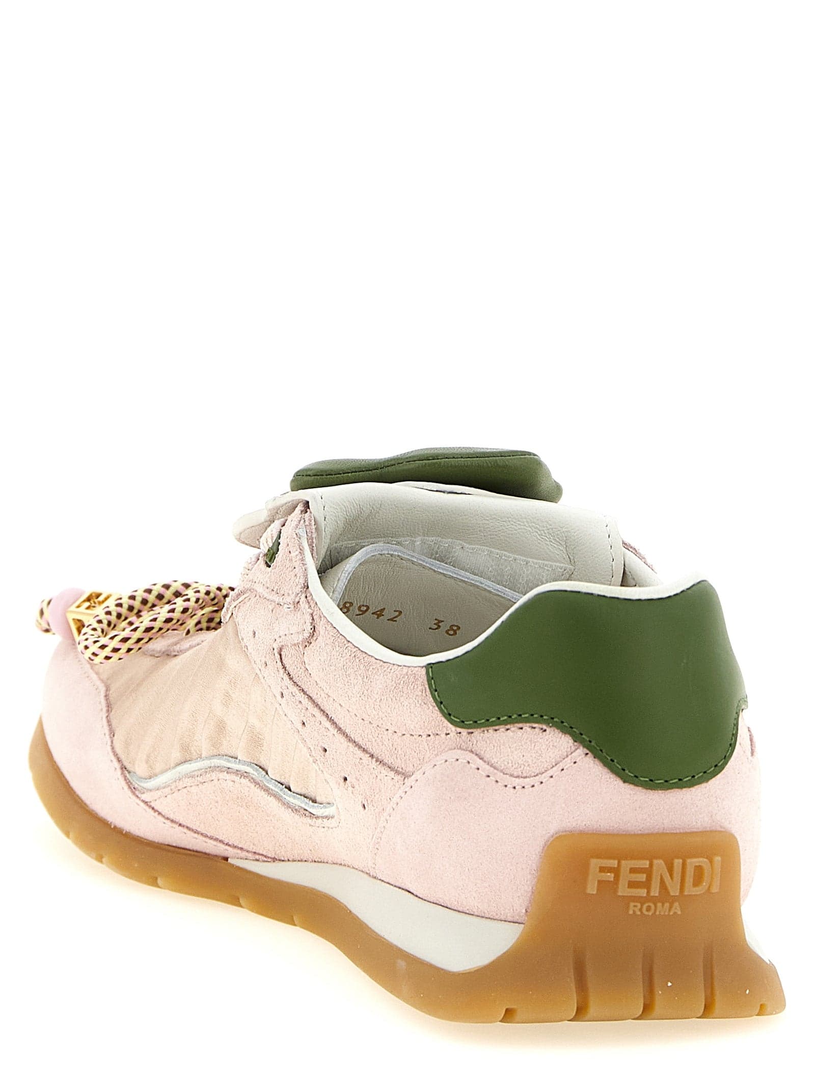 Multicolor Calfskin Athletic Sneakers - 4
