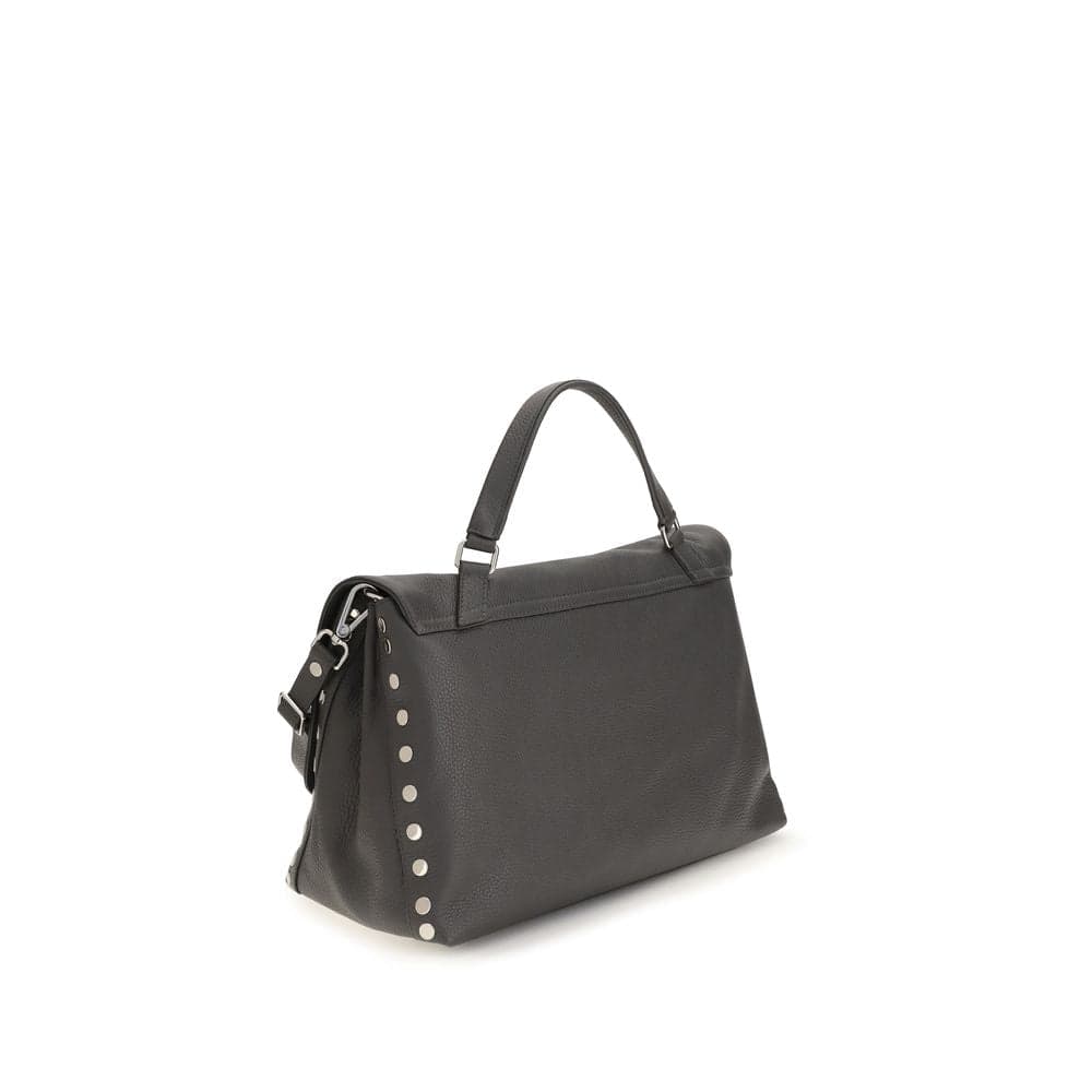 Gray Calf Leather Bos Taurus Handbag - 3