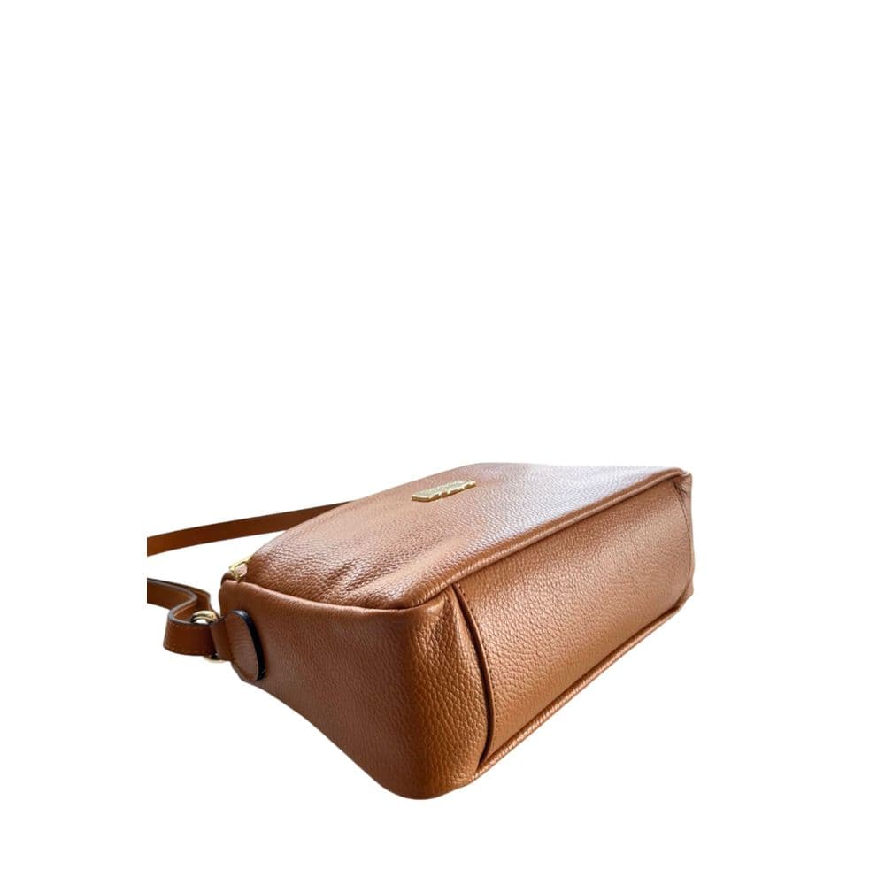 Brown Leather Women Crossbody Bag - 4