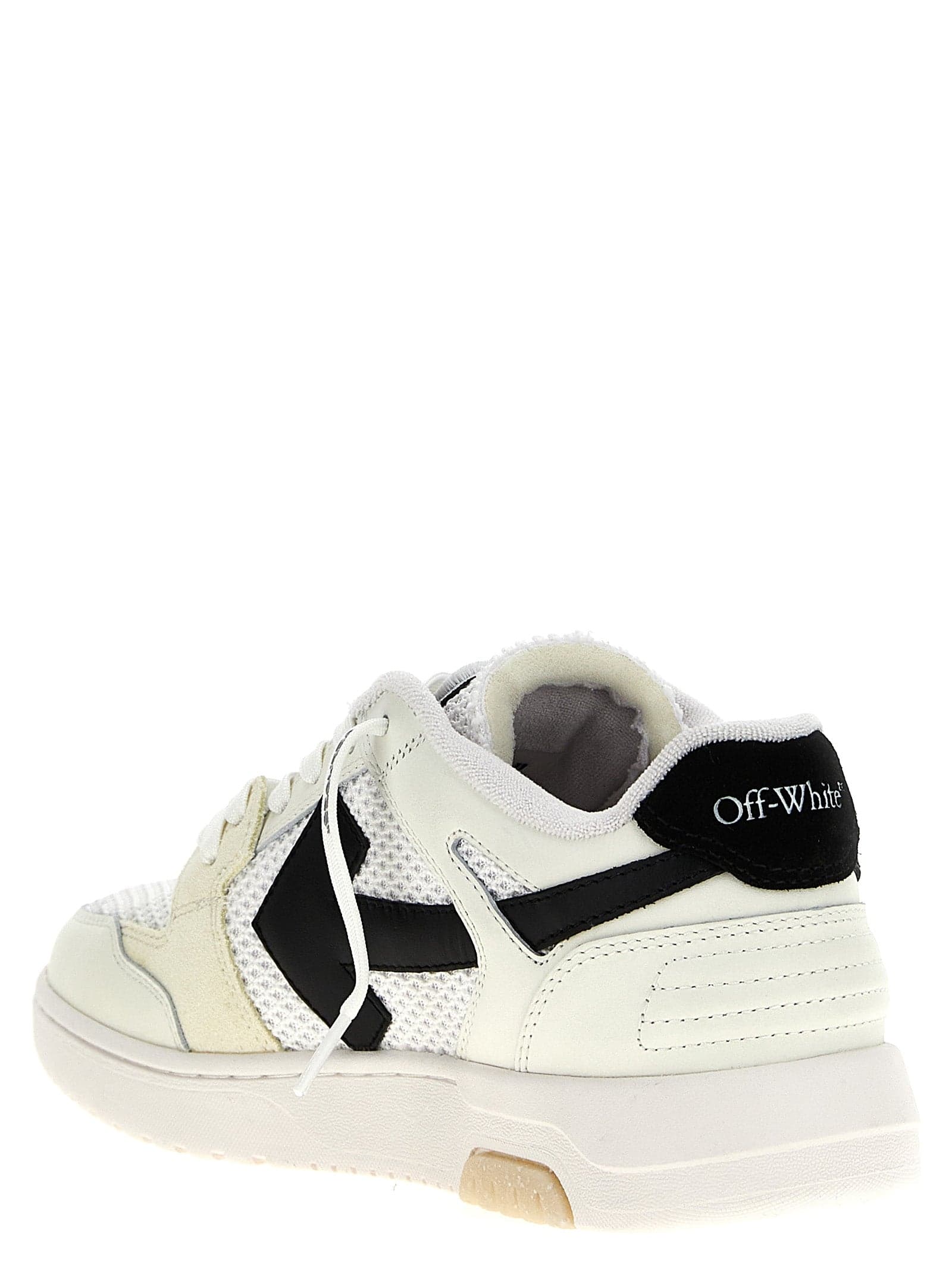 Bicolor Bovine Leather Athletic Sneakers - 4