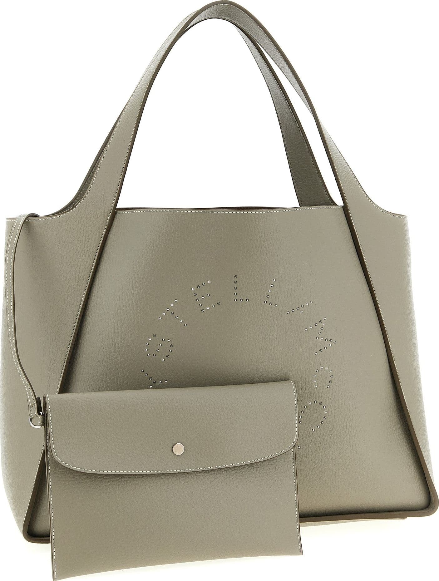 Beige Polyamide Tote Bag - 3