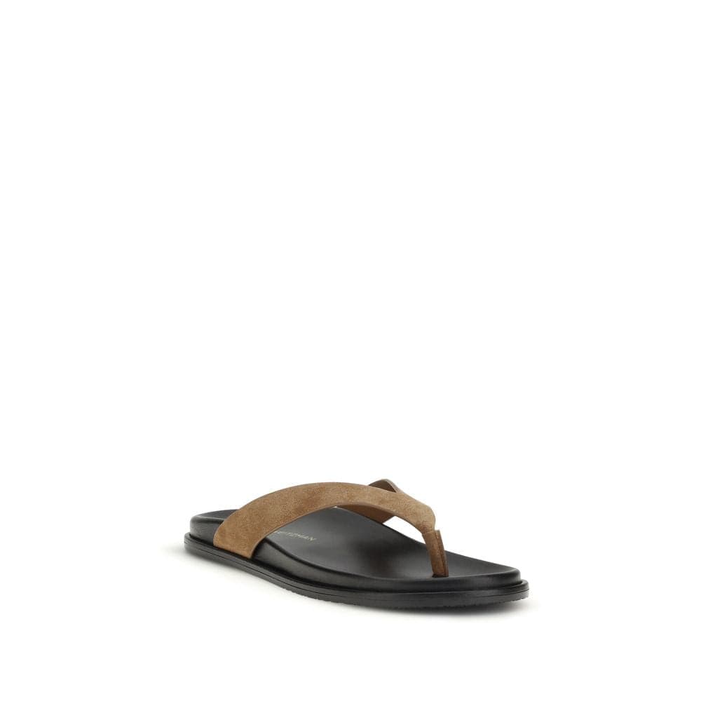 Multicolor Calf Leather Bos Taurus Flip-Flop Sandals - 2