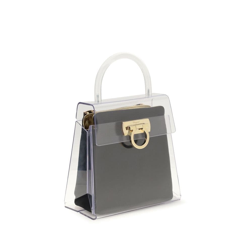 Black Pvc Handbag - 2