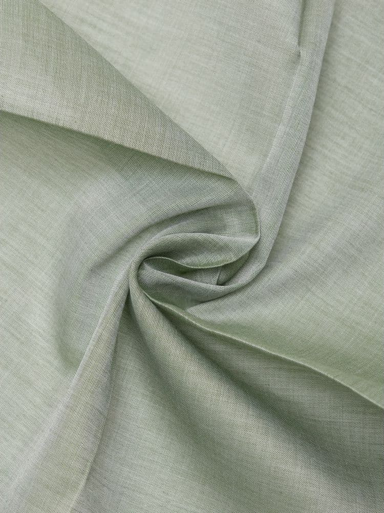 Green Cotton Pocket Square - 3