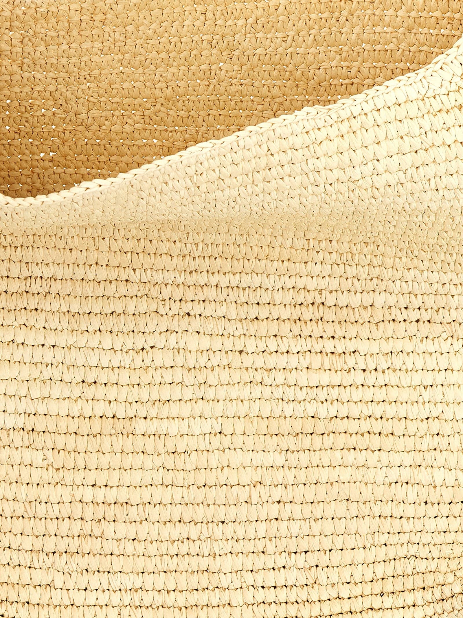 Brown Raffia Shoulder Bag - 4