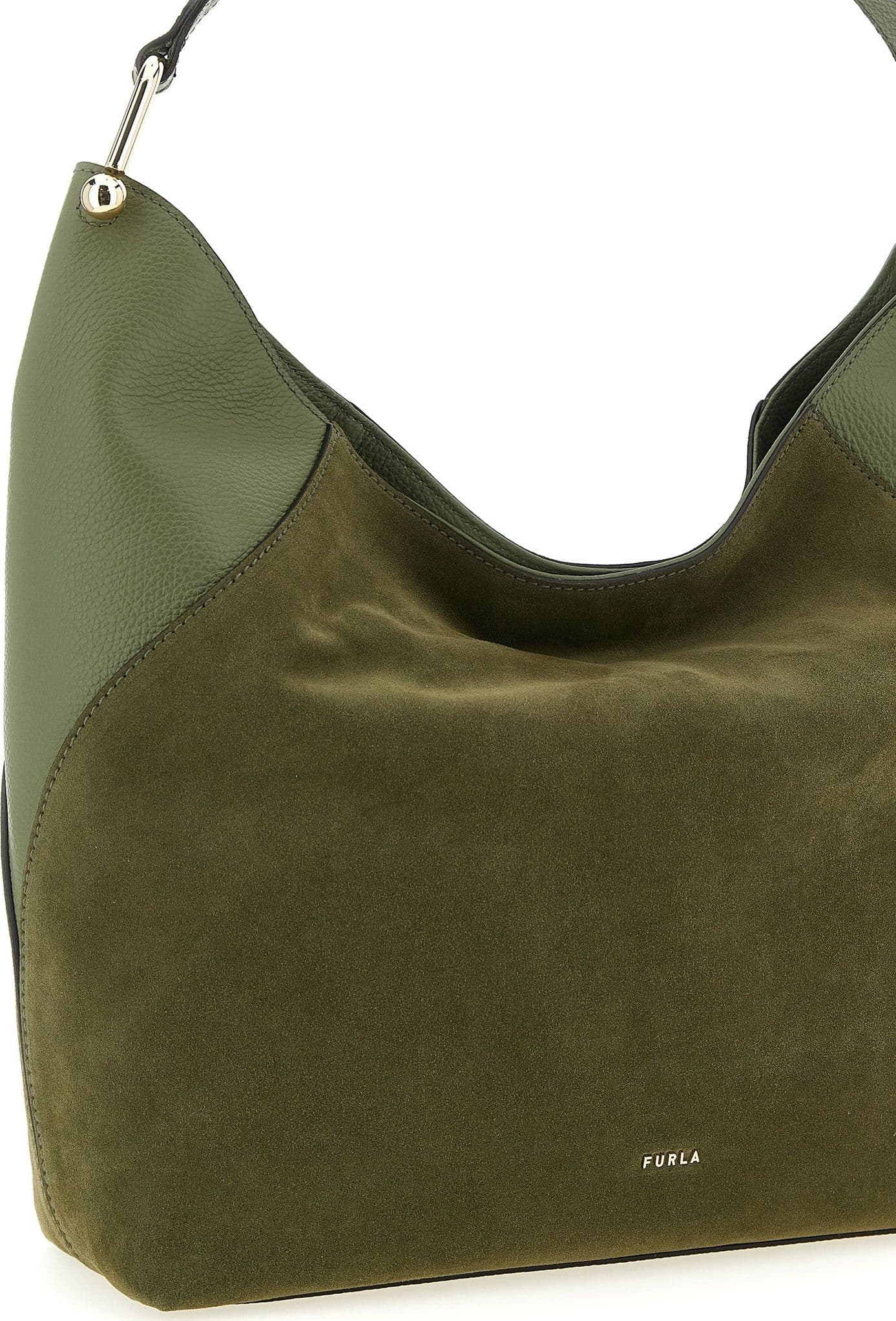 Bicolor Calfskin Shoulder Bag - 3