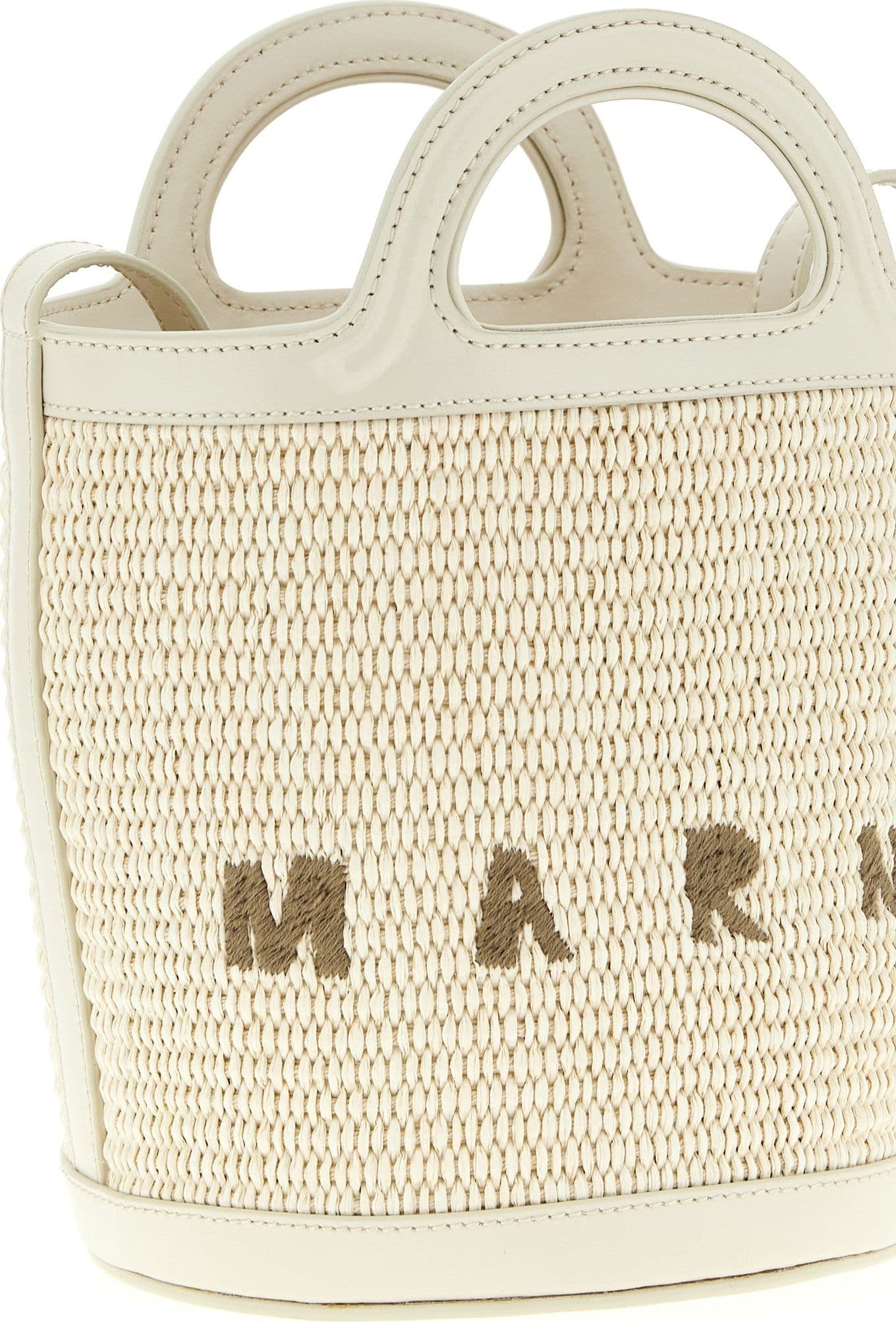 White Cotton Handbag - 3