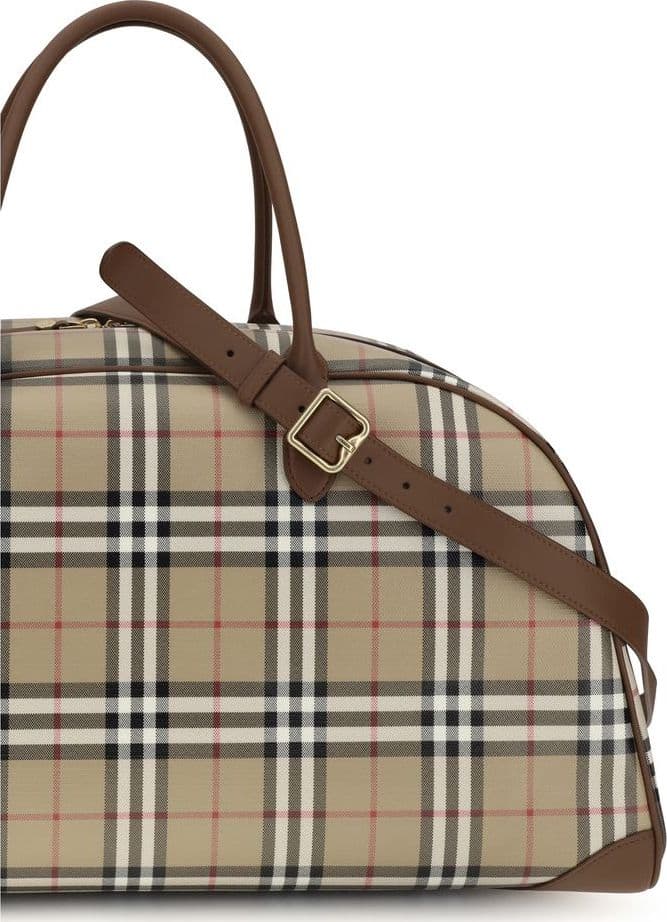 Beige Cotton Luggage And Travel - 4