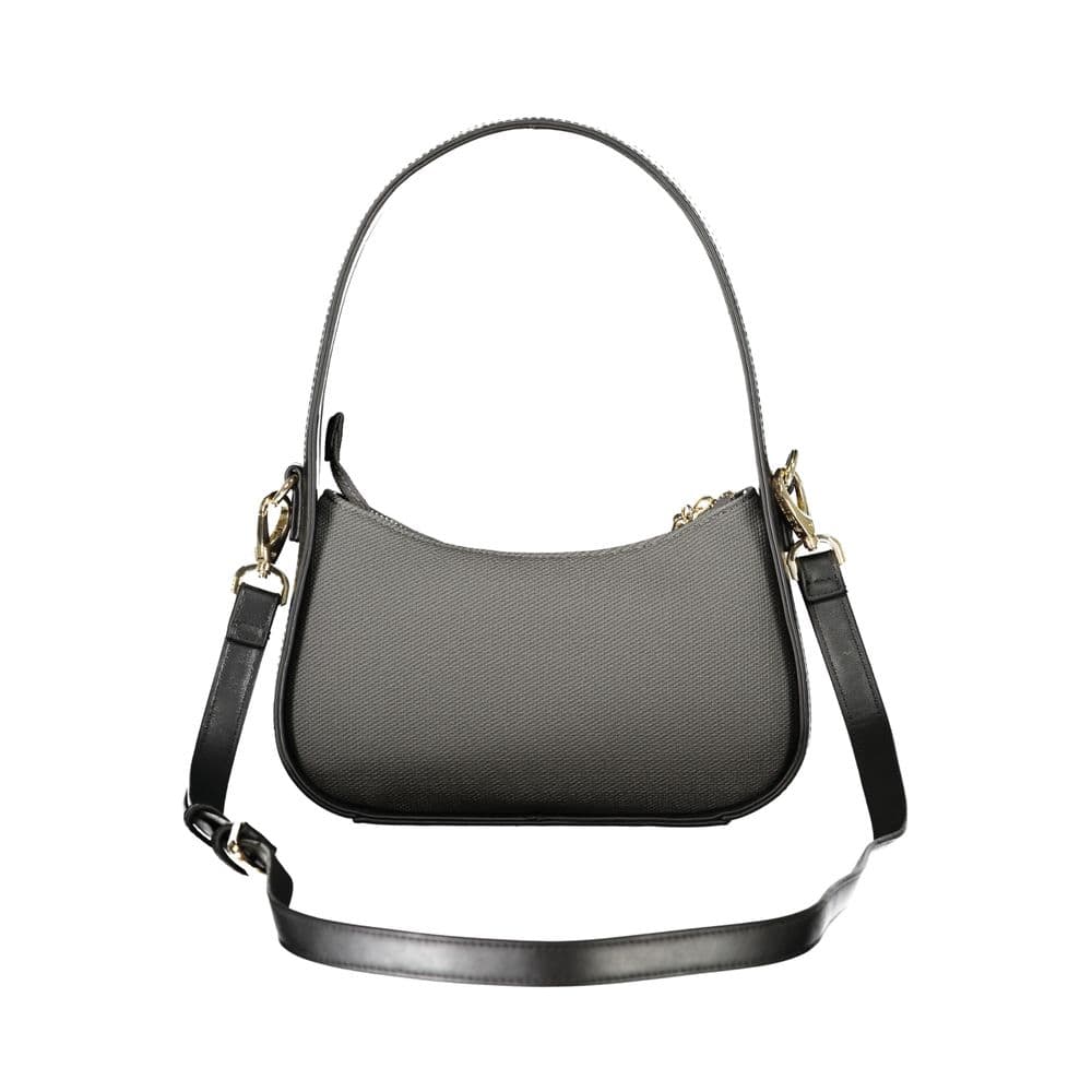 Black Polyurethane Women's Bag - 2