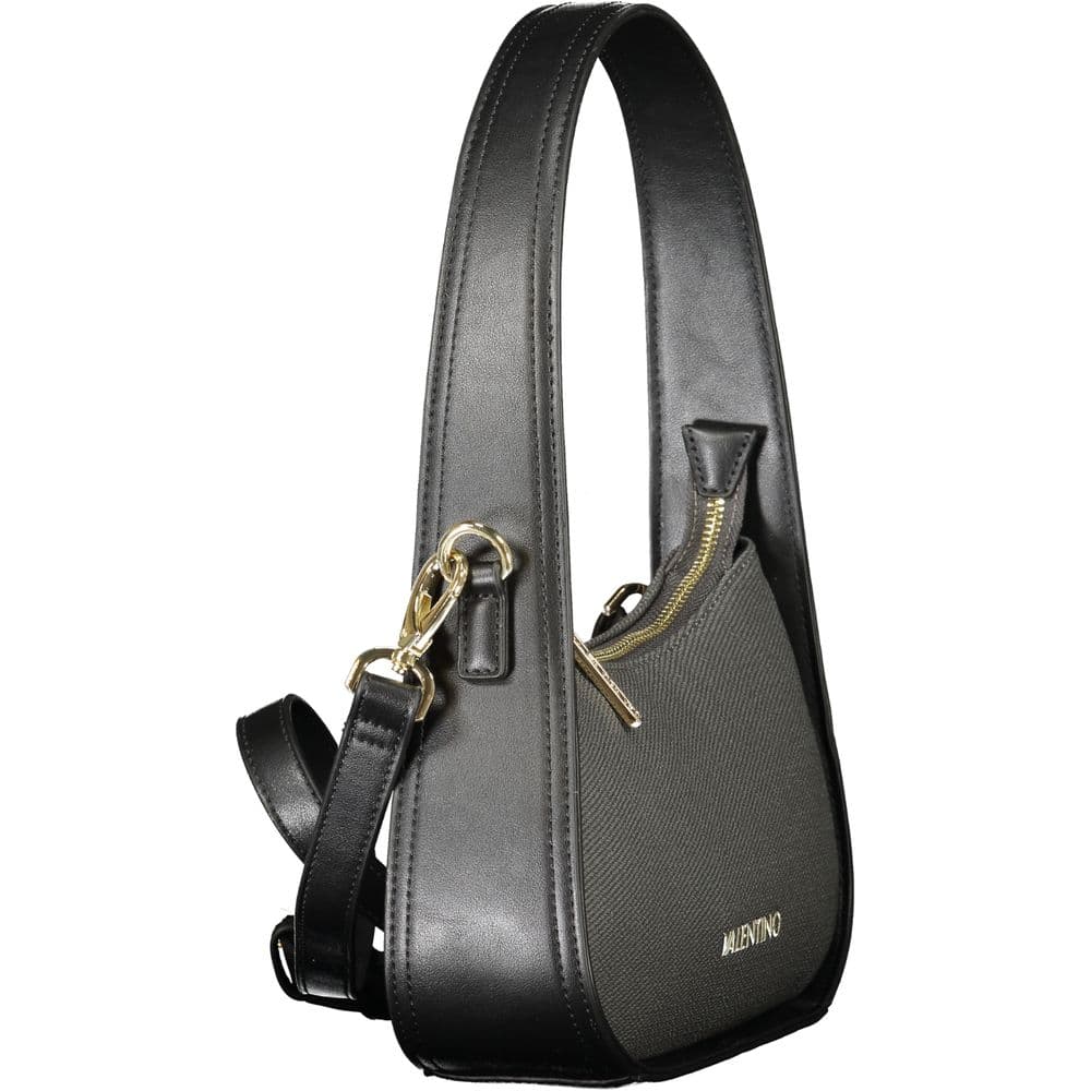 Black Polyurethane Women's Bag - 3