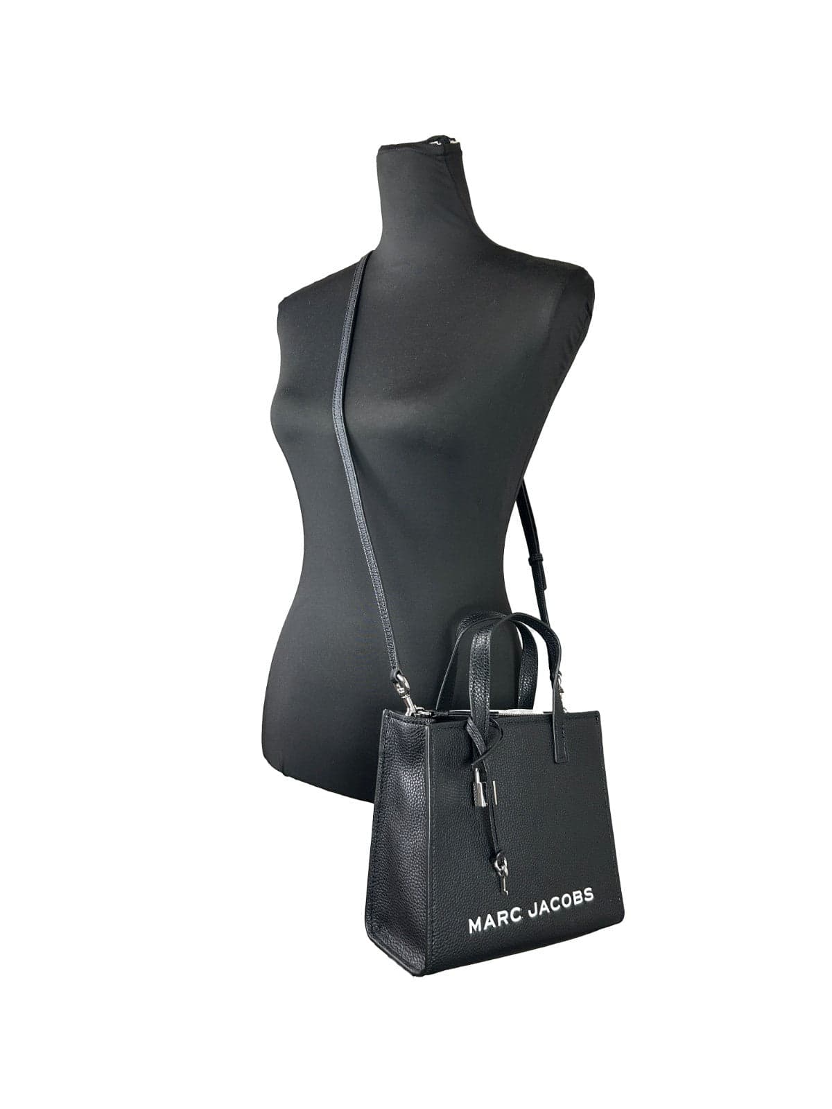 Marc Jacobs Mini Grind Black Leather Crossbody Bag - 4