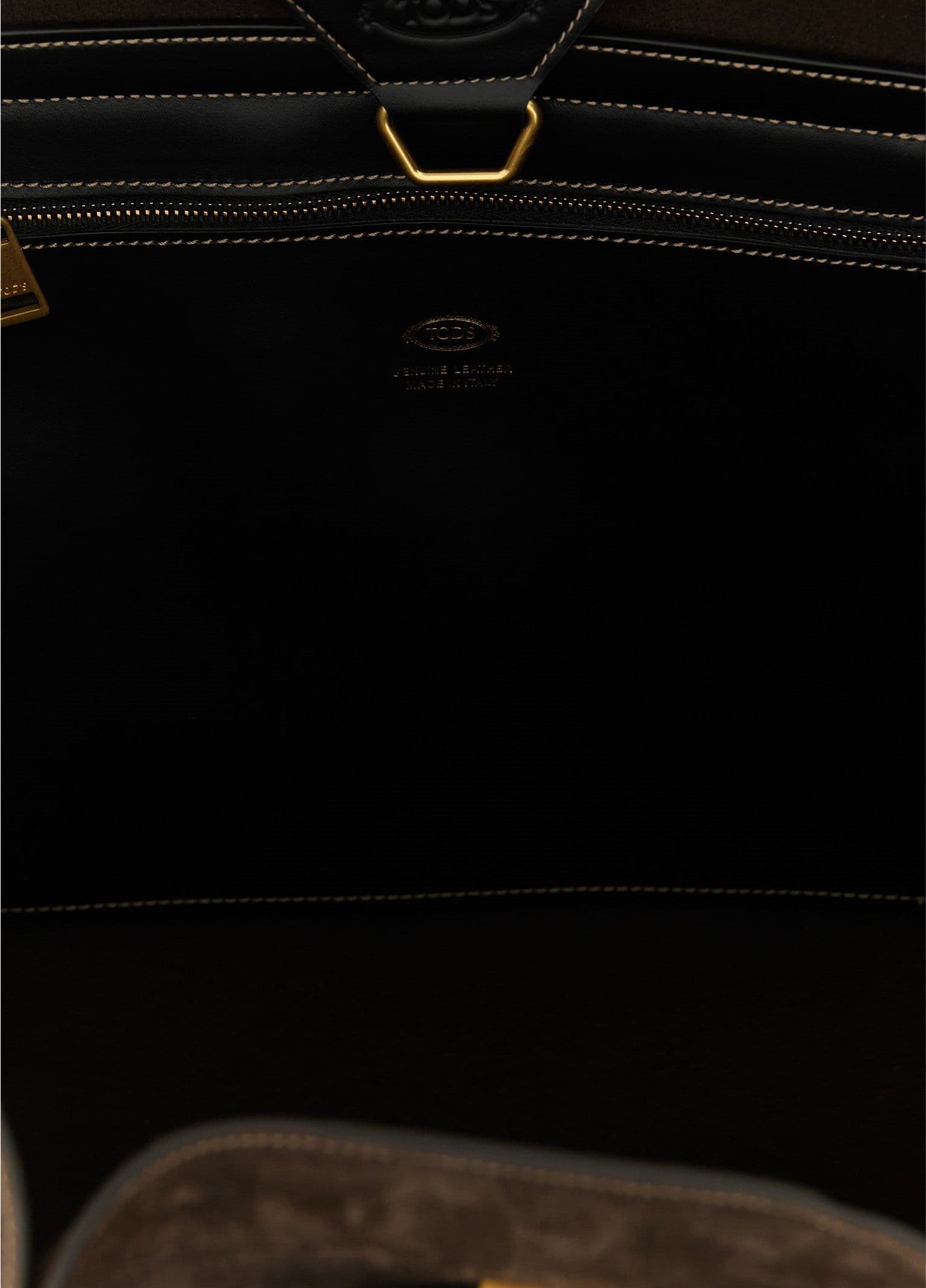 Brown Calfskin Tote Bag - 4
