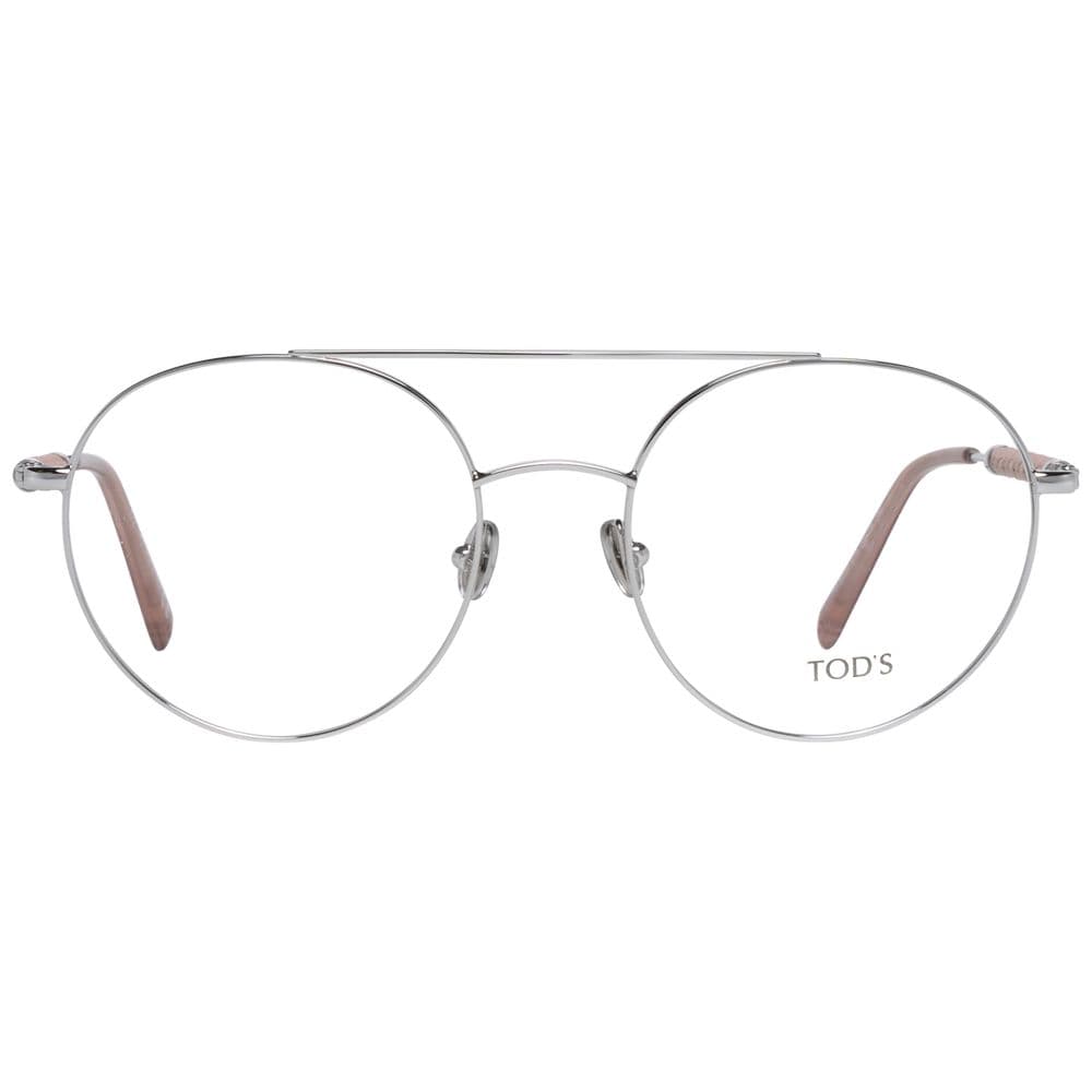 Silver Metal & Leather Glasses (Frames) - 2