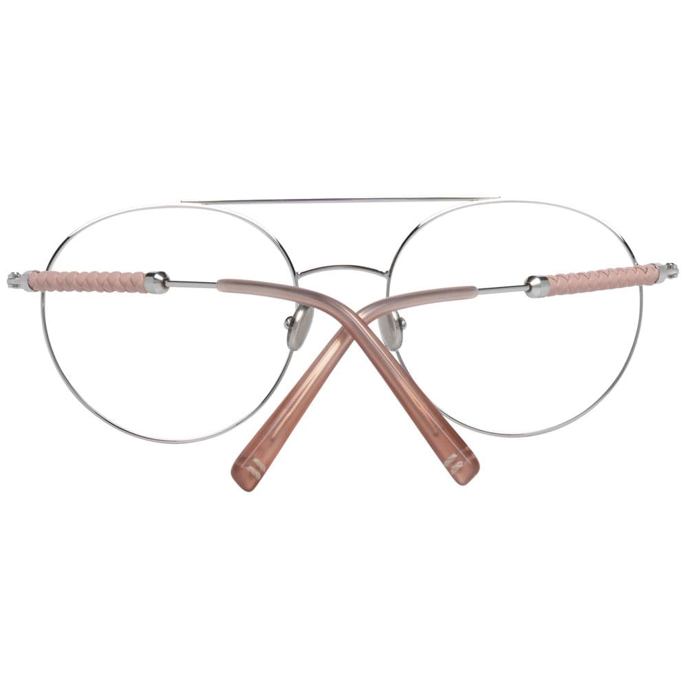 Silver Metal & Leather Glasses (Frames) - 3