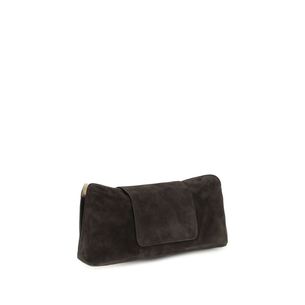 Brown Calf Leather Bos Taurus Clutch Bag - 3