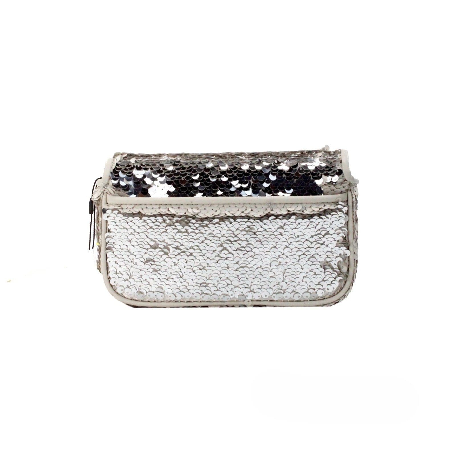 Marc Jacobs The Mini J Marc Shoulder Bag Cream Sequined Crossbody Bag - 3