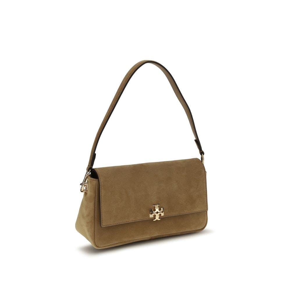 Beige Leather Shoulder Bag - 2