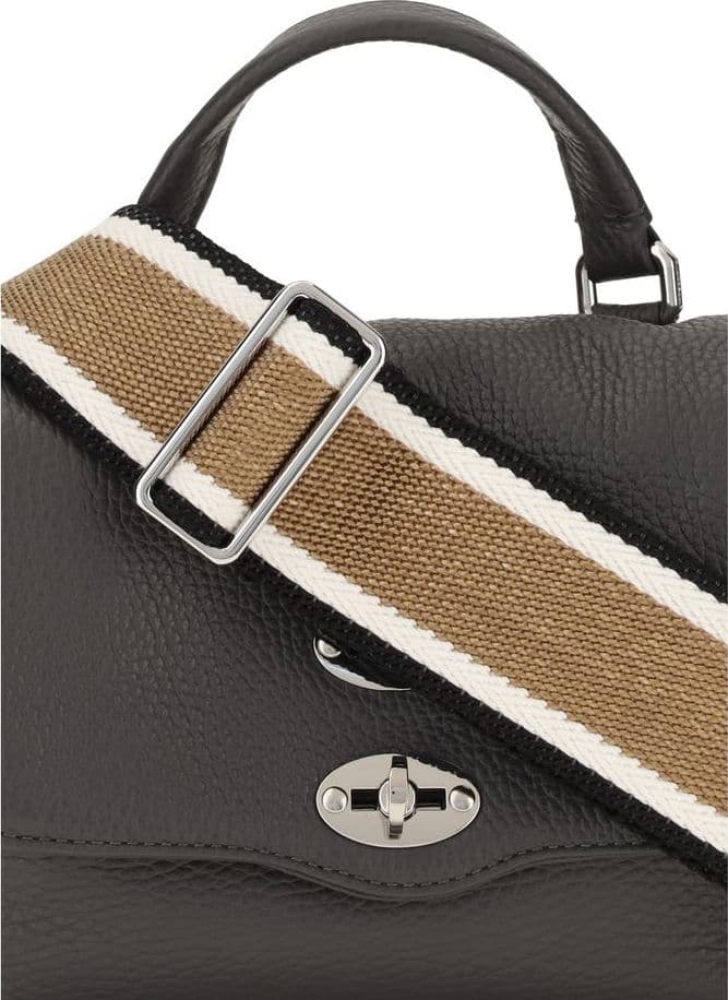 Gray Calf Leather Bos Taurus Handbag - 4