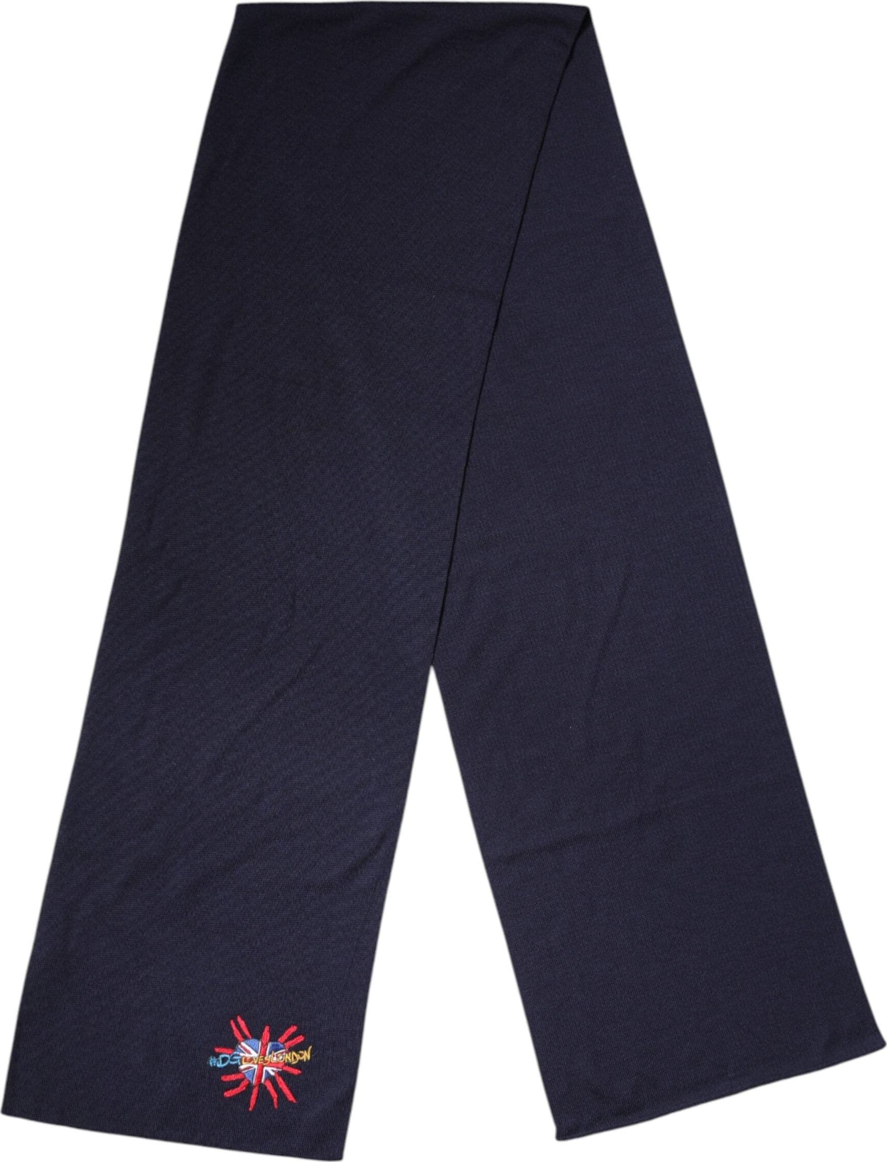 Blue Wool DG Loves London Neck Wrap Scarf - 2
