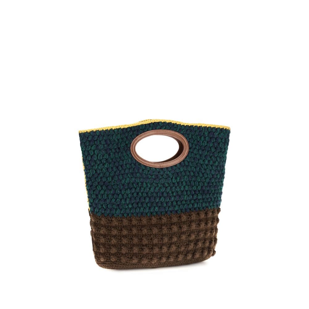 Multicolor Wool Oves Aries Handbag - 3