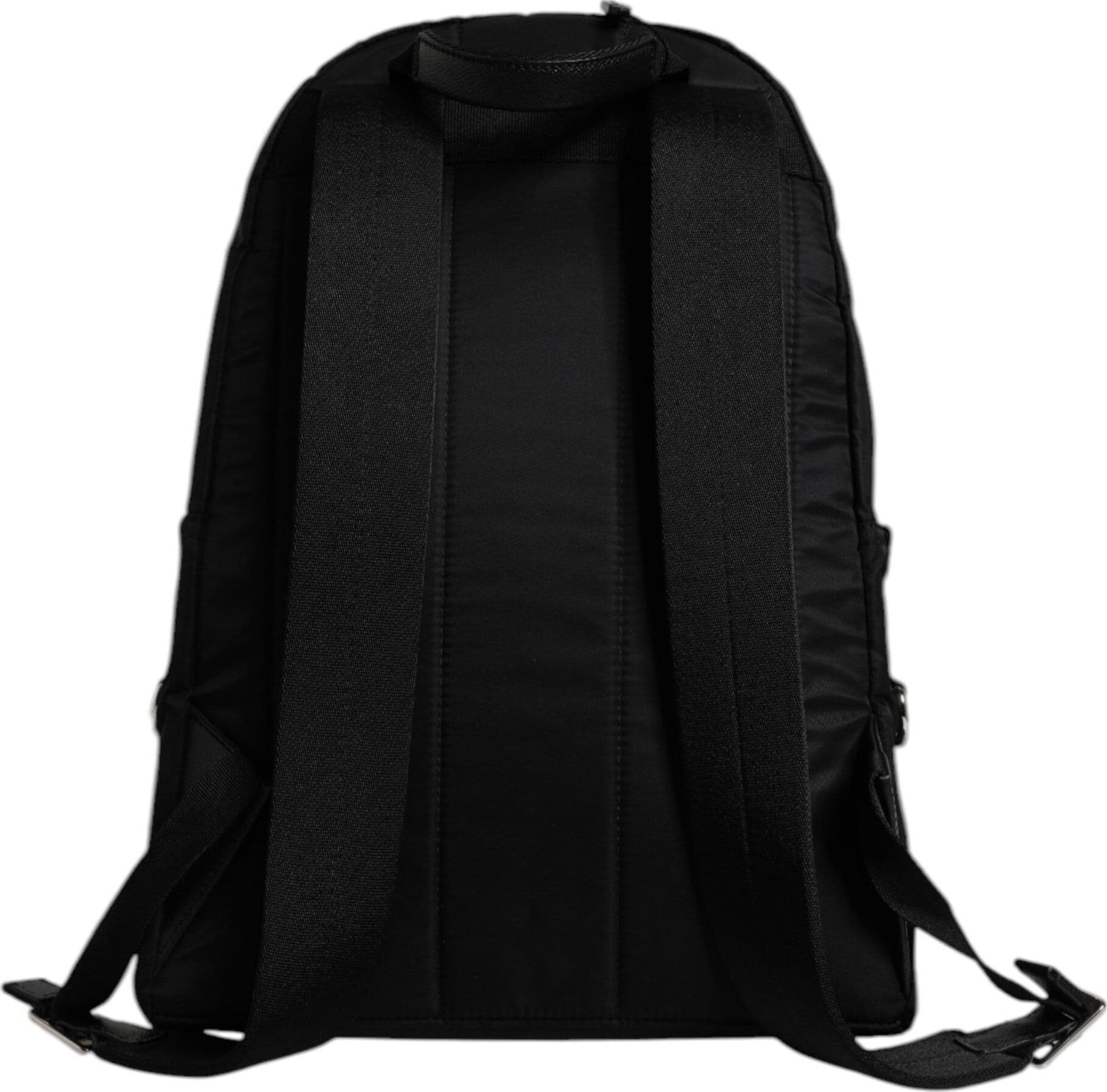 Black Nylon #DGFAMILY Embellished Backpack VULCANO Bag - 6