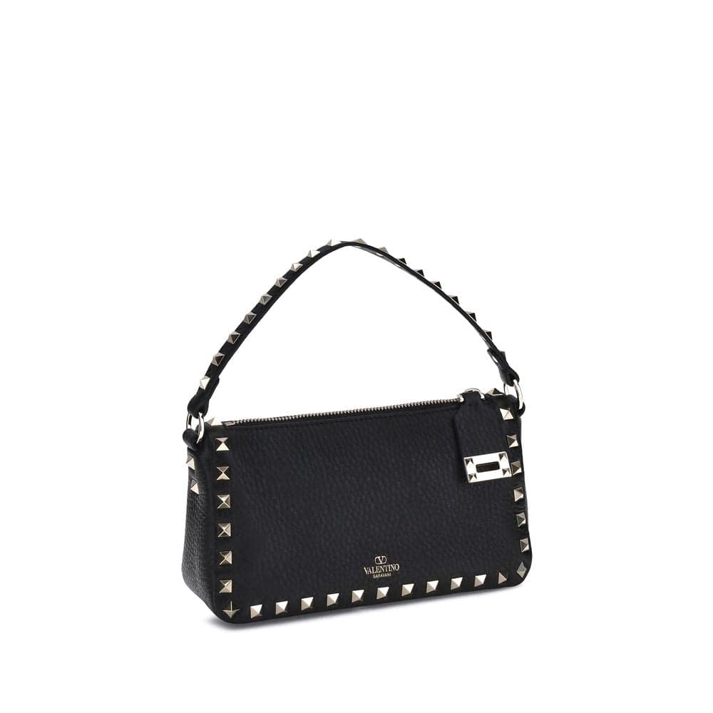 Black Calf Leather Bos Taurus Shoulder Bag - 2