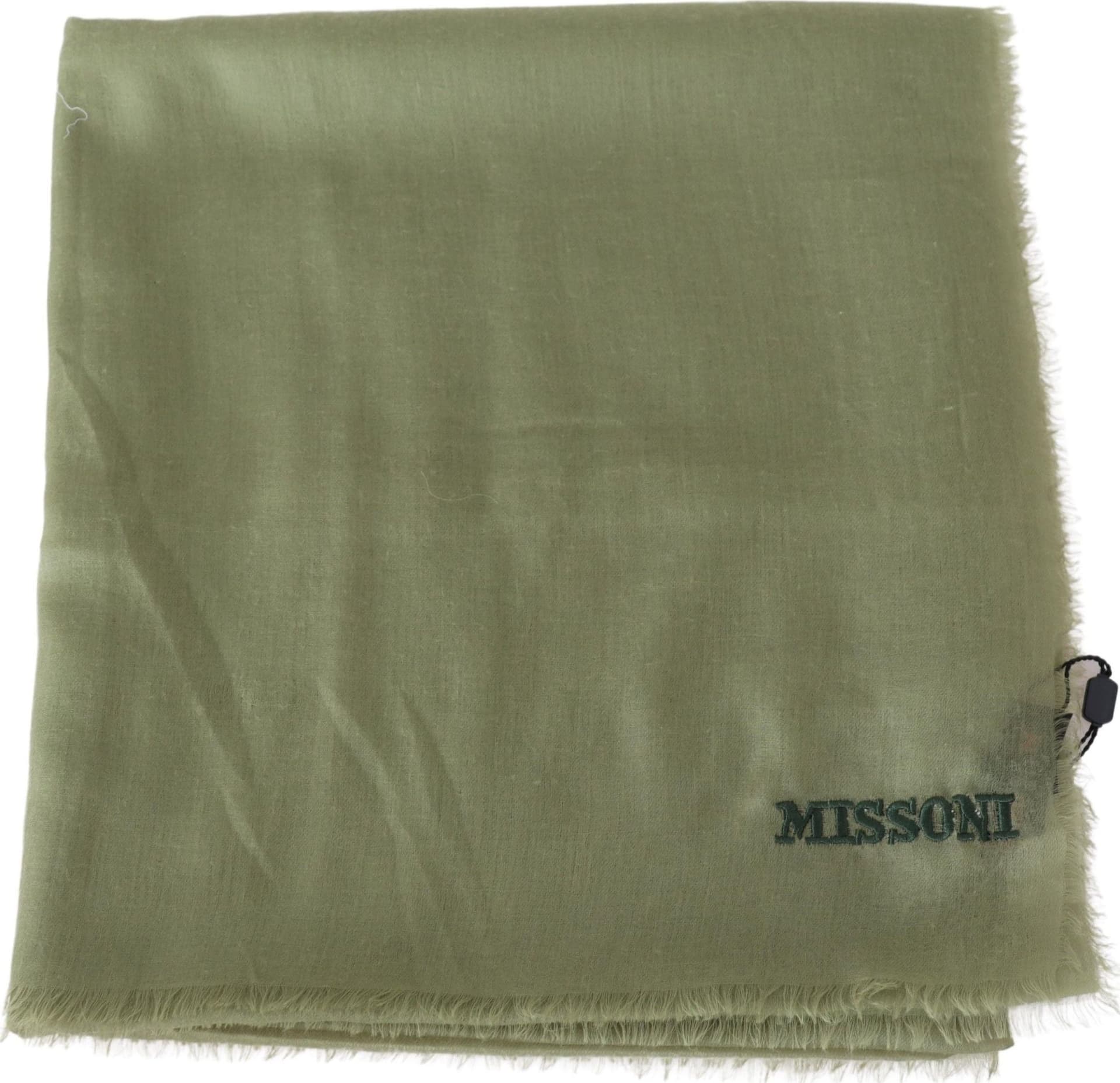 Green Cashmere Unisex Neck Wrap Scarf - 2