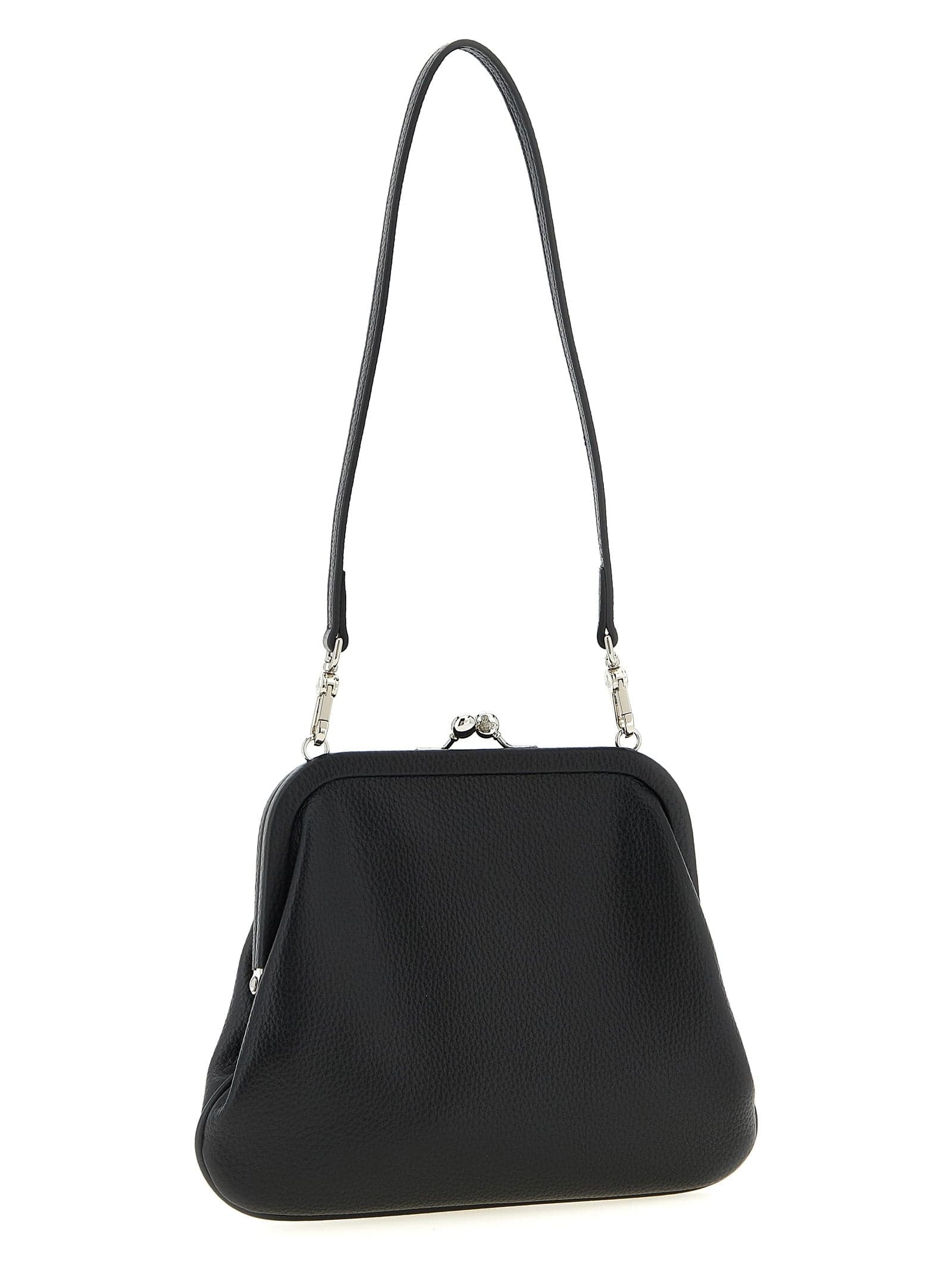 Black Polyethylene Clutch Bag - 2