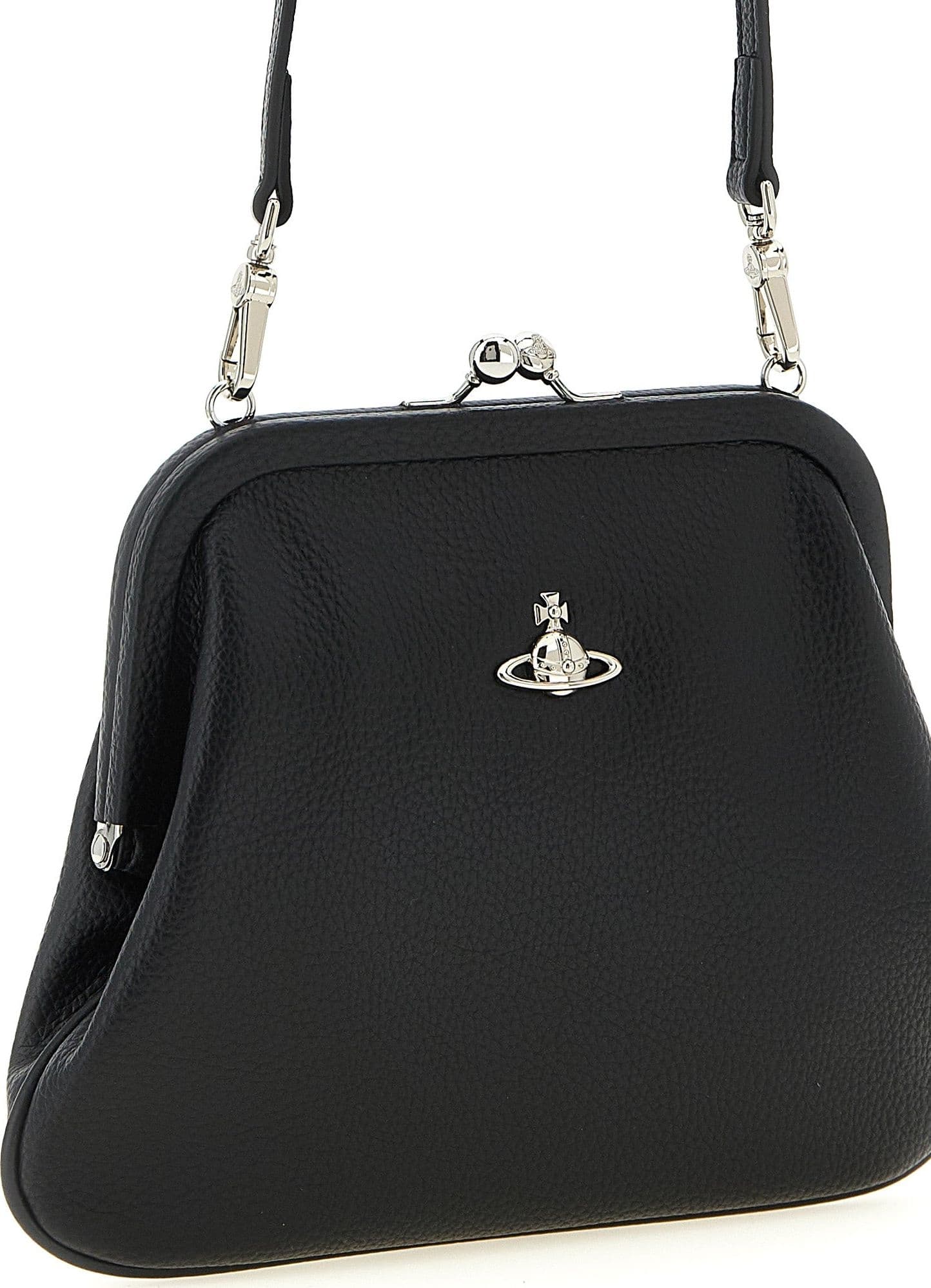Black Polyethylene Clutch Bag - 3
