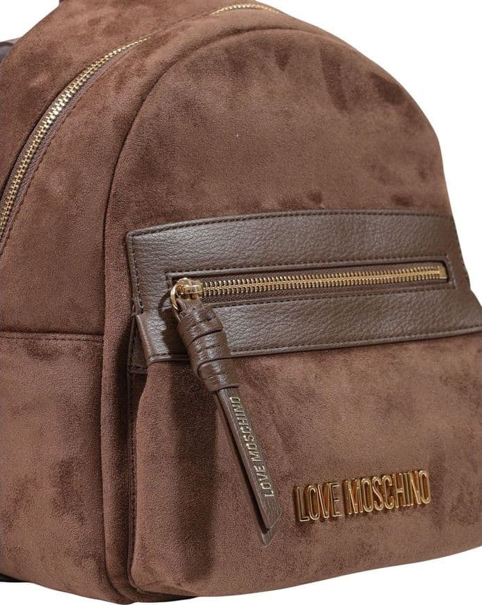 Brown Polyester Backpack - 4