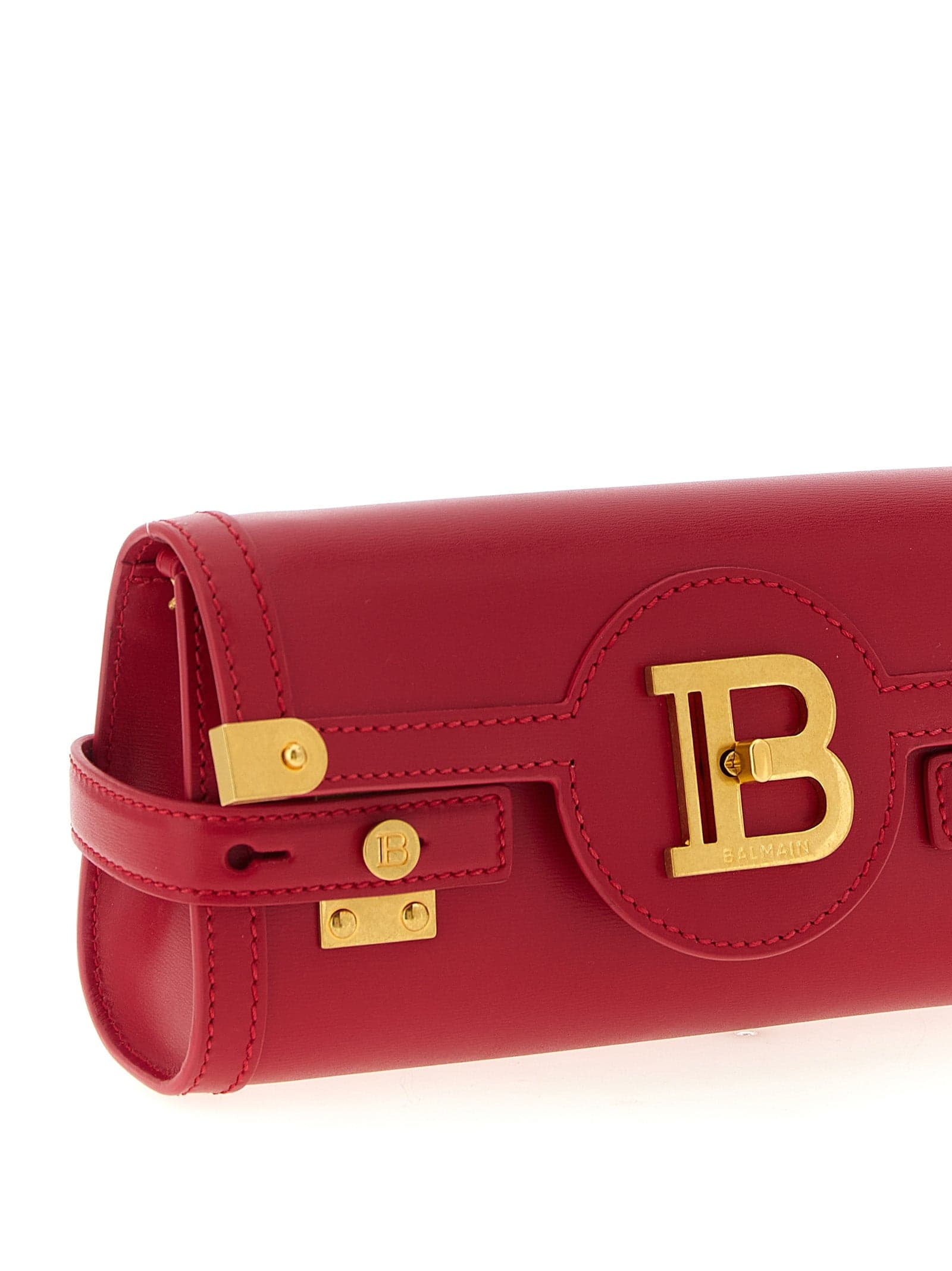 Fuchsia Calfskin Clutch Bag - 3