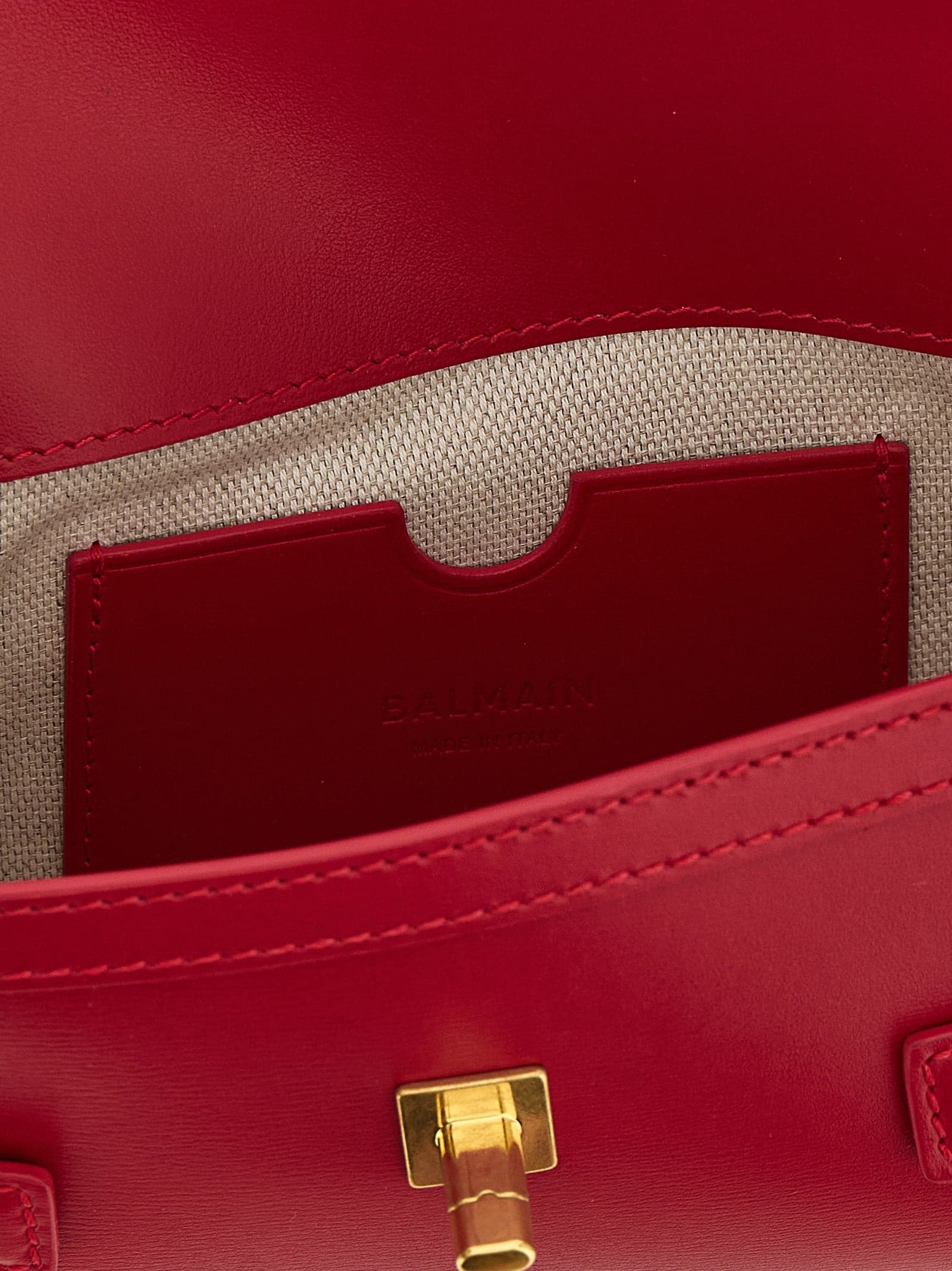 Fuchsia Calfskin Clutch Bag - 4
