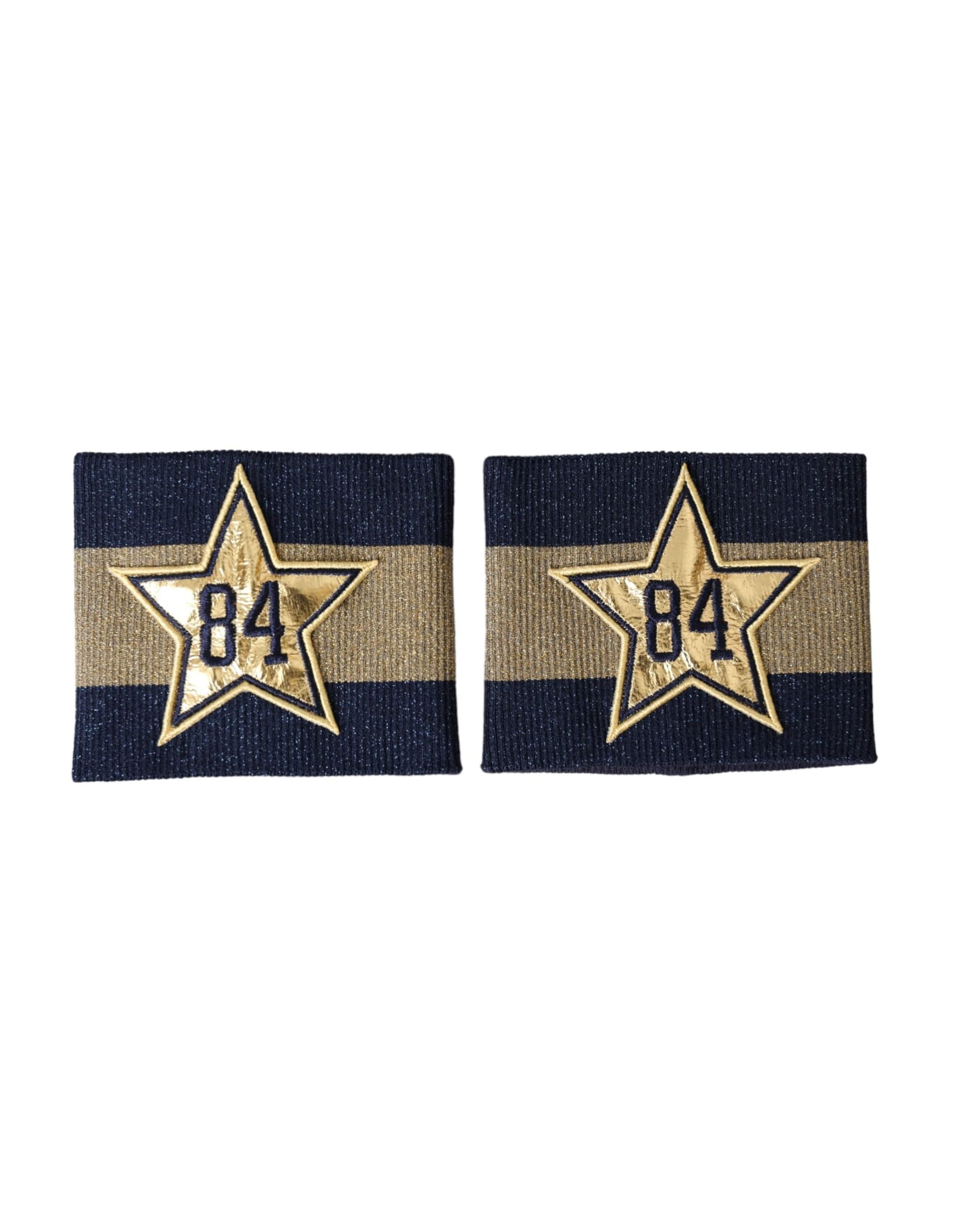 Black Gold Logo Star 84 Viscose Wristband - 2