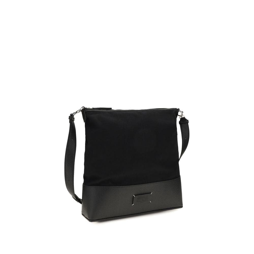 Black Calf Leather Bos Taurus Shoulder Bag - 2