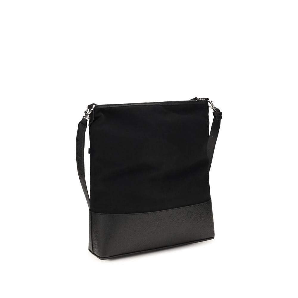 Black Calf Leather Bos Taurus Shoulder Bag - 3