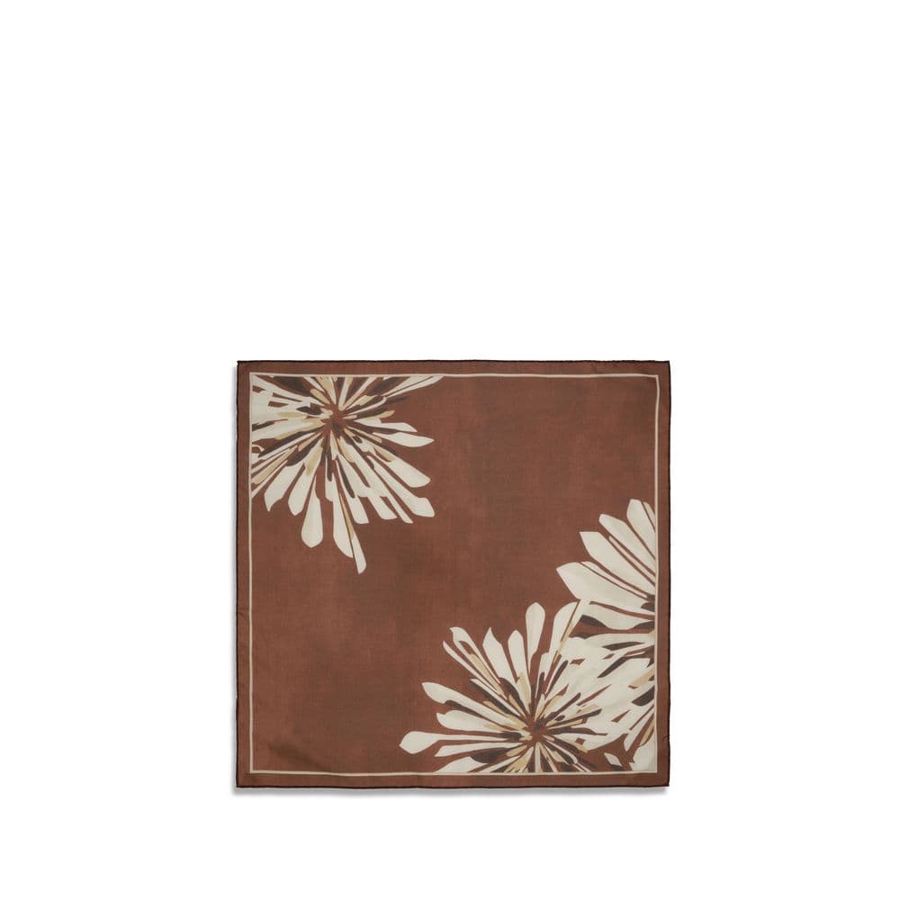 Bordeaux Silk Scarf - 2
