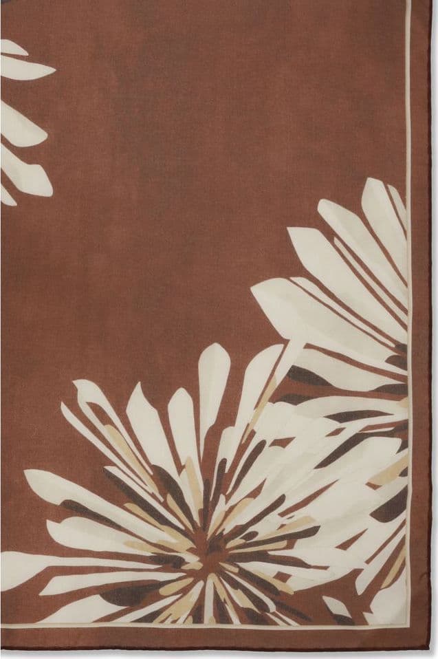 Bordeaux Silk Scarf - 3